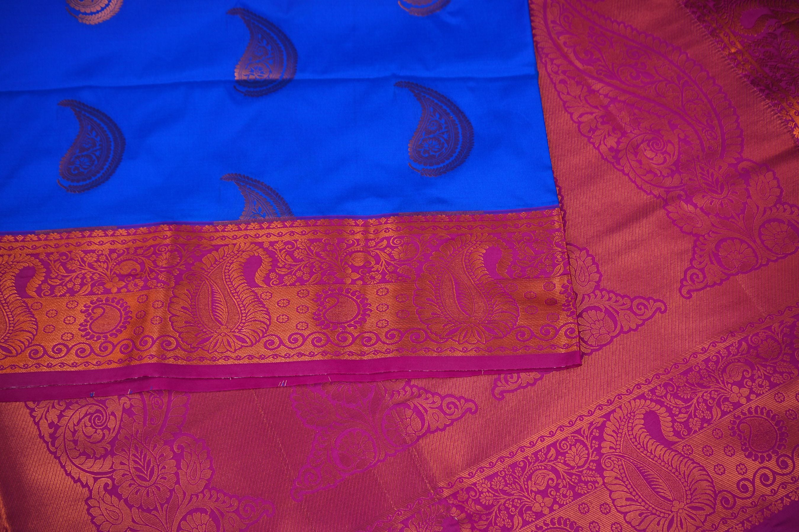 Elegant Kanchipuram Blended Silk Saree: Tradition meets Style Saree JCS Fashions