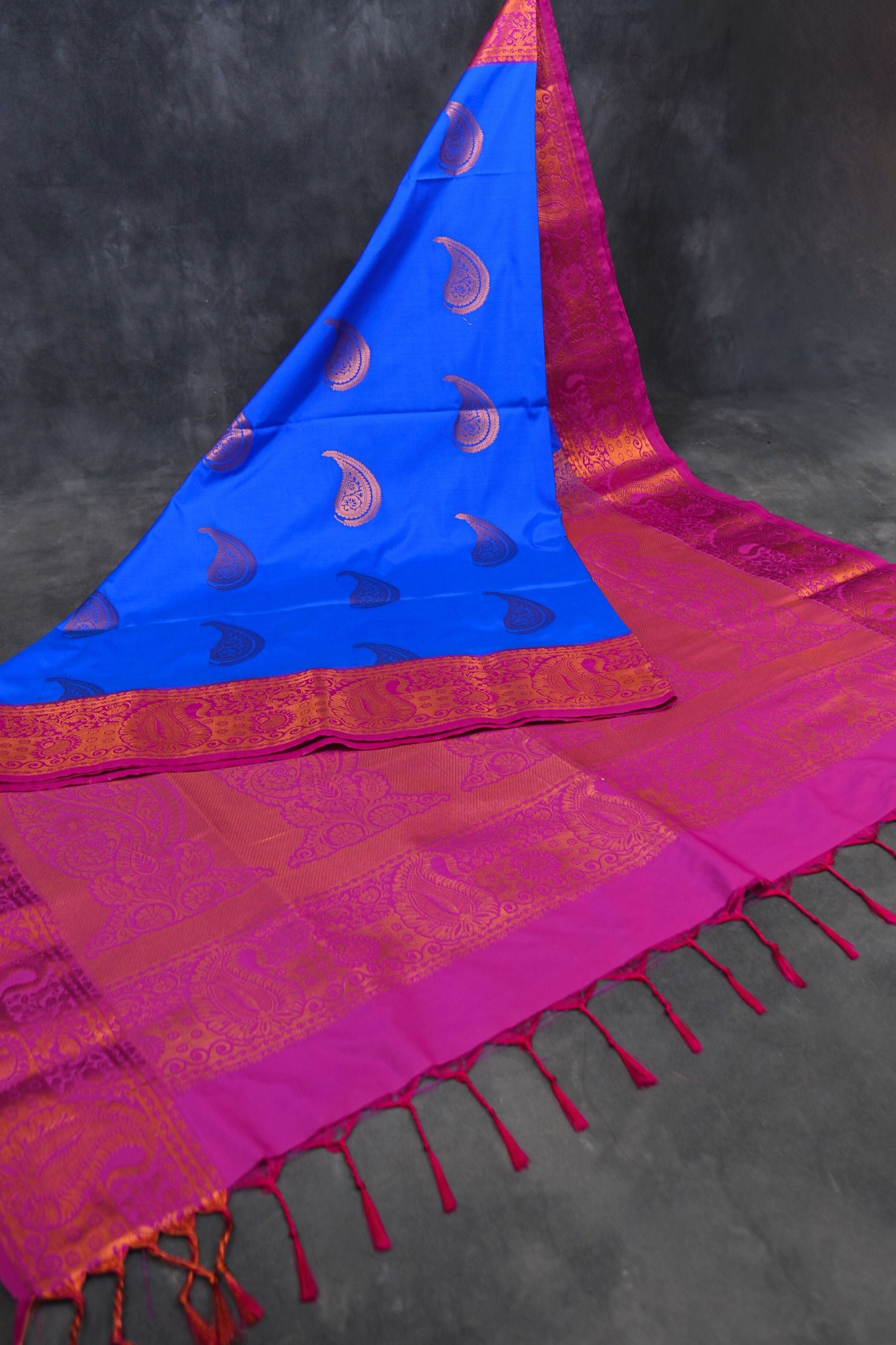 Elegant Kanchipuram Blended Silk Saree: Tradition meets Style Saree JCS Fashions