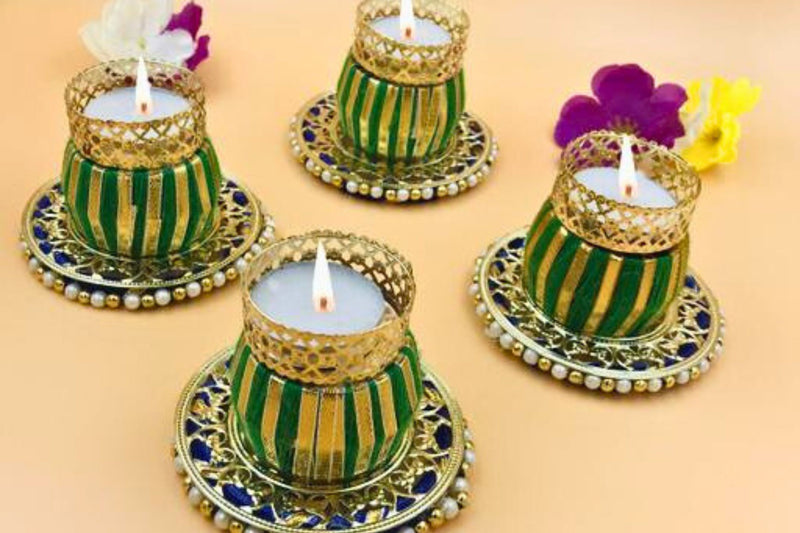 Premium Metal Tealight Candle Holders by JCSFashions