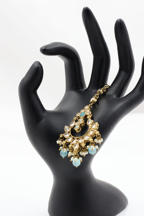 Radiant Elegance: JCS Fashions' Ornate Fancy Tikka with Vibrant Stones