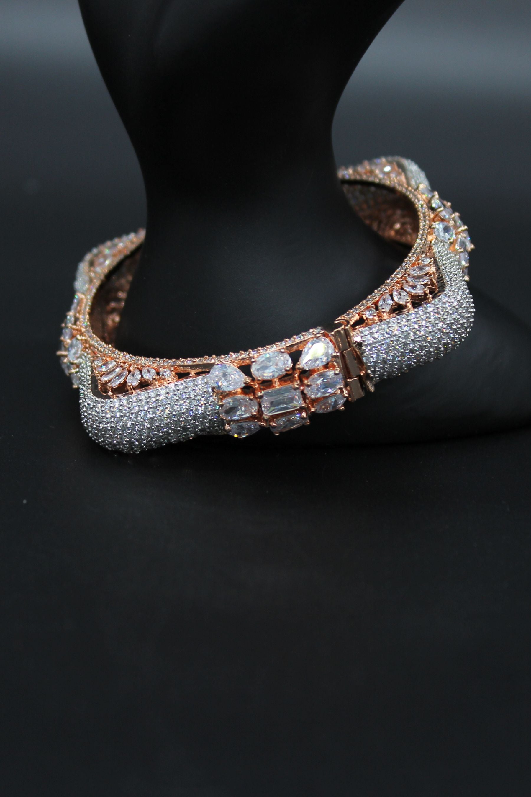 Radiant Rose Gold Kada: Elevate Your Style with JCSFashions Glamour Jewelry JCS Fashions