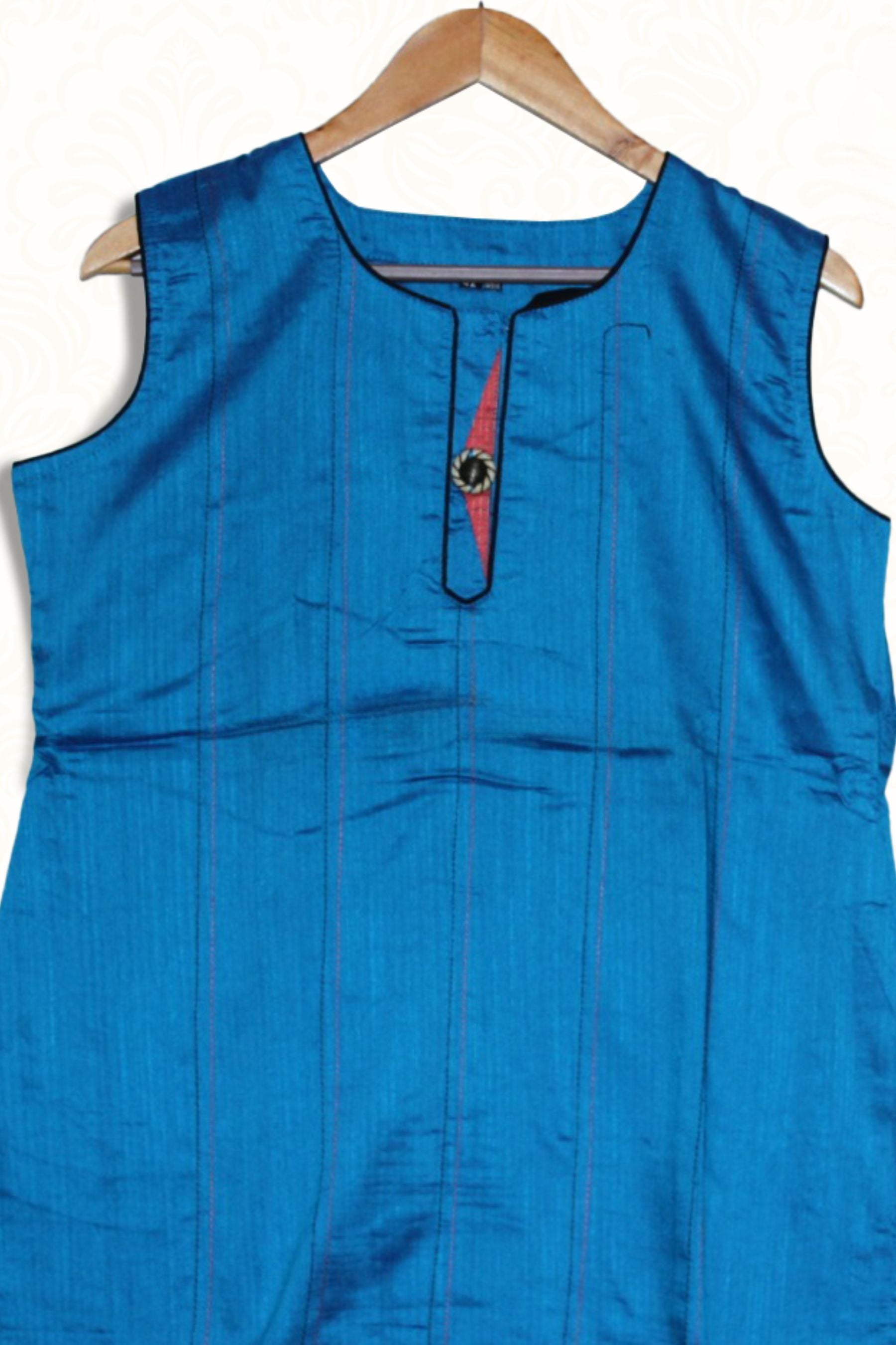 Premium Quality Cotton Kurti for Modern Women, Size: XL/42 KURTI JCS Fashions Blue X-Large (42)