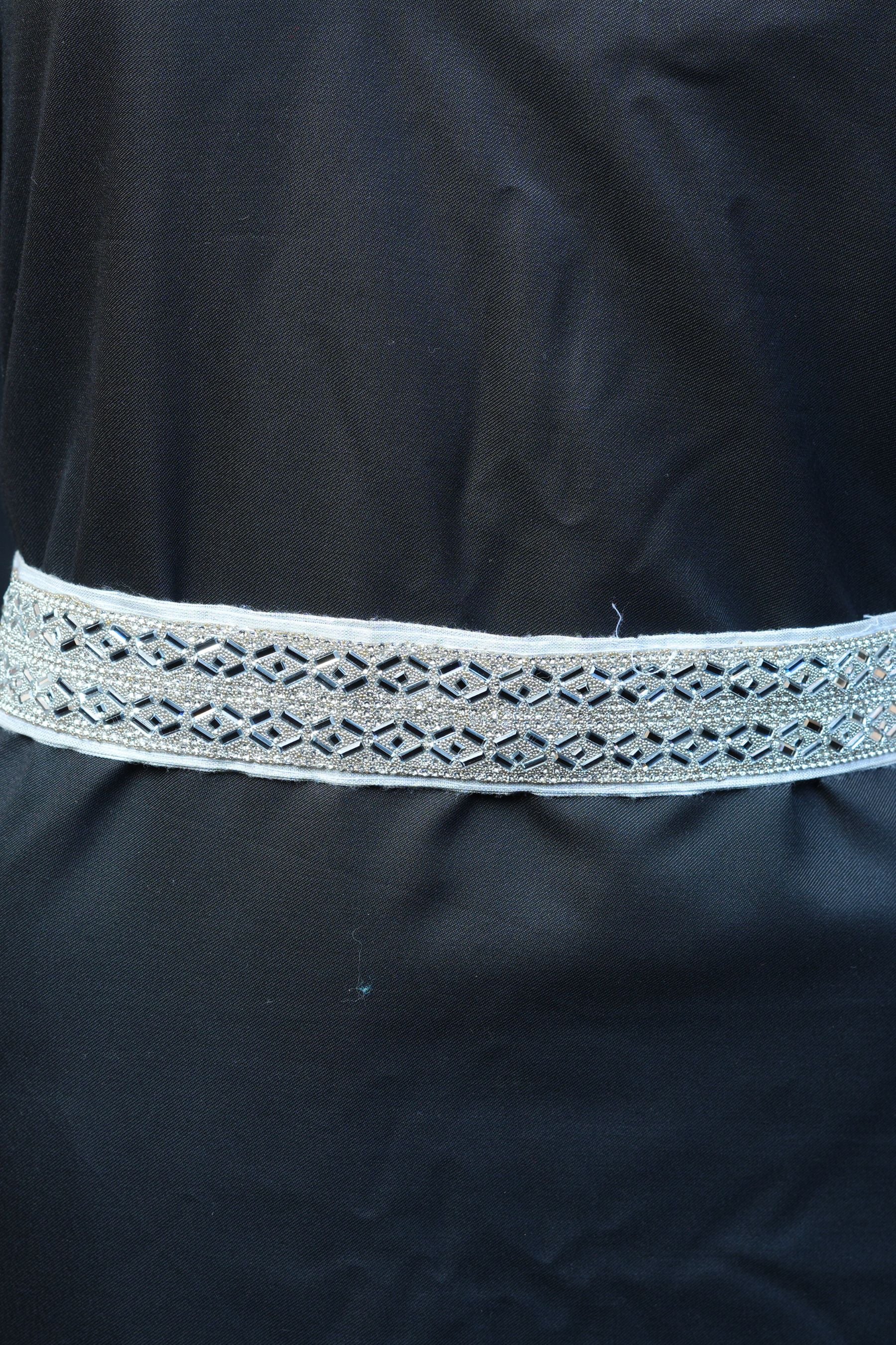 White Stone-Embellished Hip Belt - Elevate Your Style with JCSFashions JCS Fashions