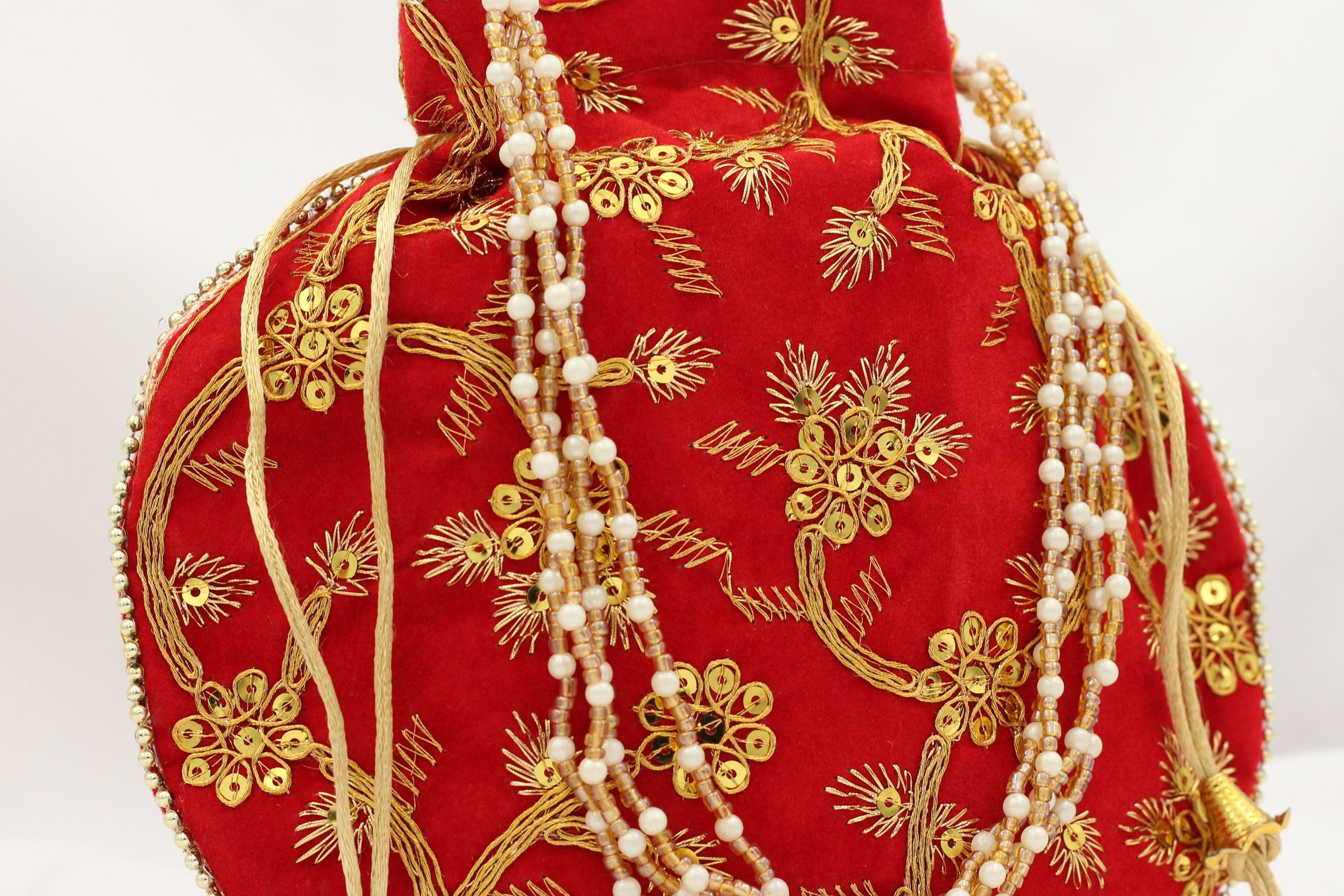 Embellished Colorful Potli for Women - Traditional & Jazzy Accessory Potli JCS Fashions