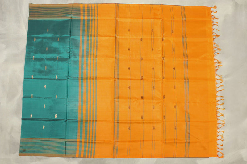 Eco-friendly Borderless Banana Pith Saree – Handwoven Beauty |JCSFashions