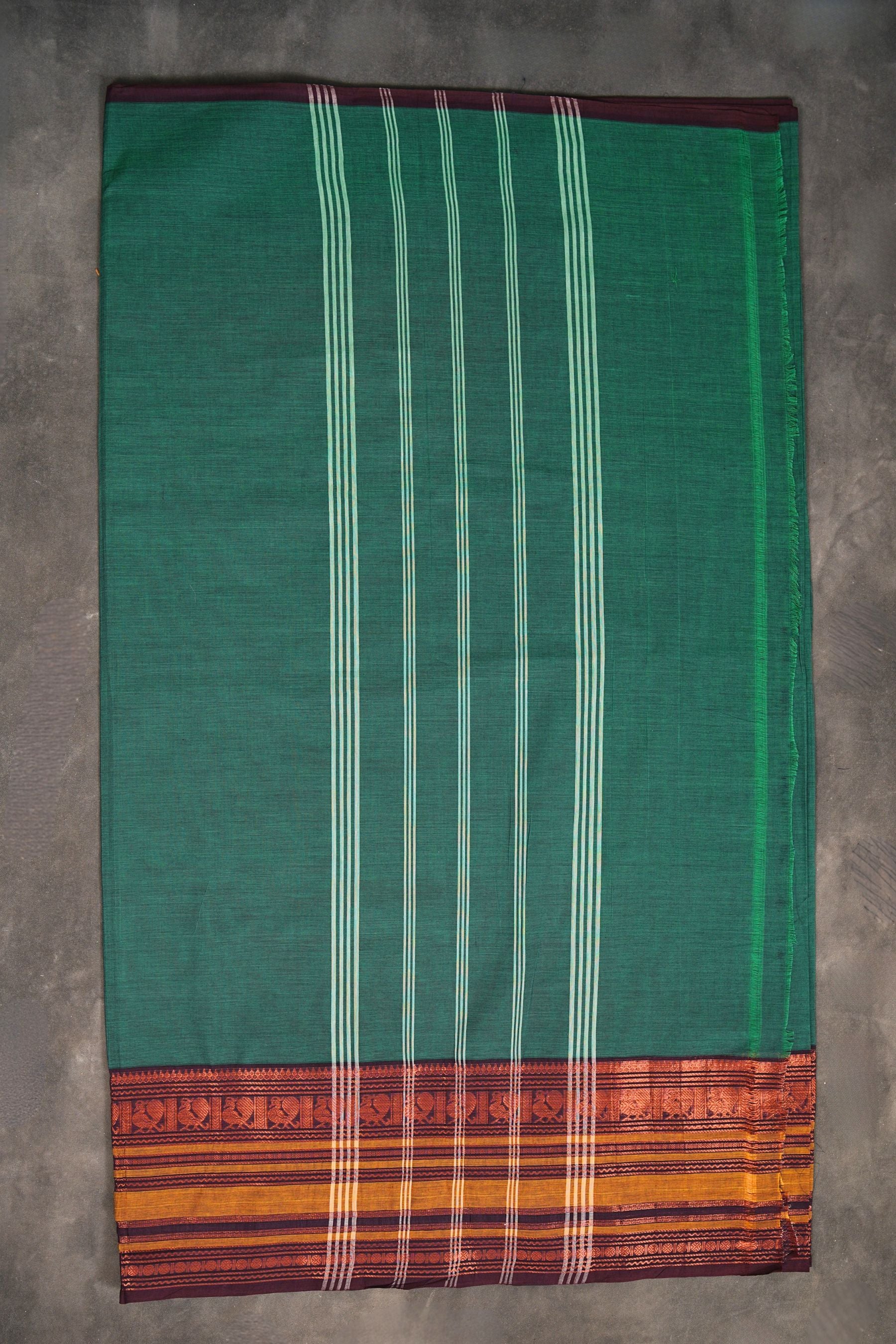 Traditional Chettinad Cotton Saree: Hand-Woven Indian Craftsmanship Saree JCS Fashions