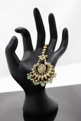 Exquisite Stone Work Tikka -Traditional Sparkling Jewelry by JCSFashions