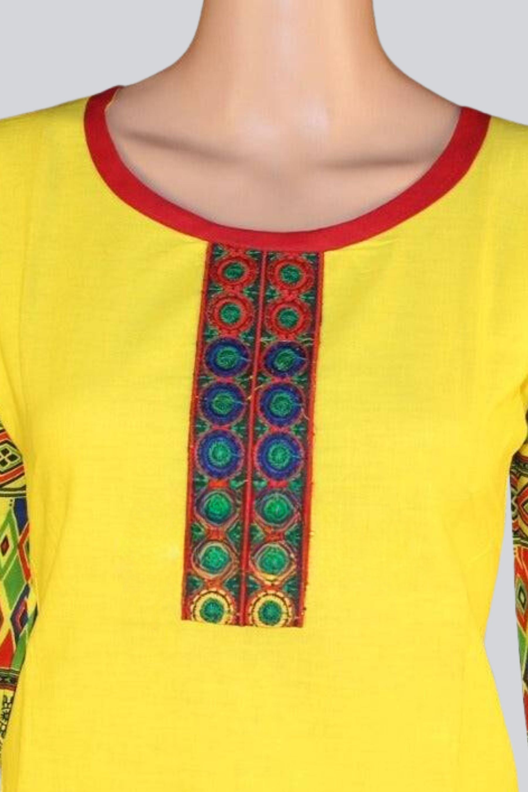 Yellow Cotton Kurtis | Summer Casual Wear Collection Kurti Kurti JCS Fashions