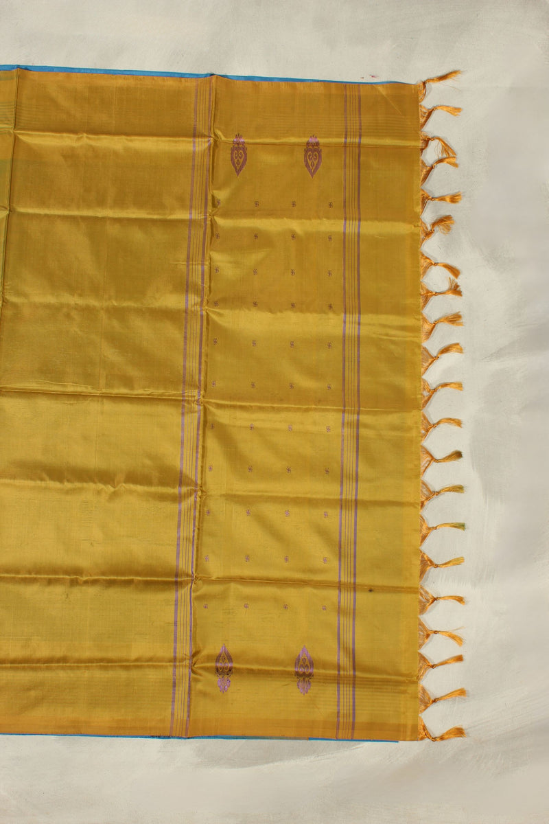 Elegant and Eco-friendly Banana Pith Borderless Saree from JCSFashions