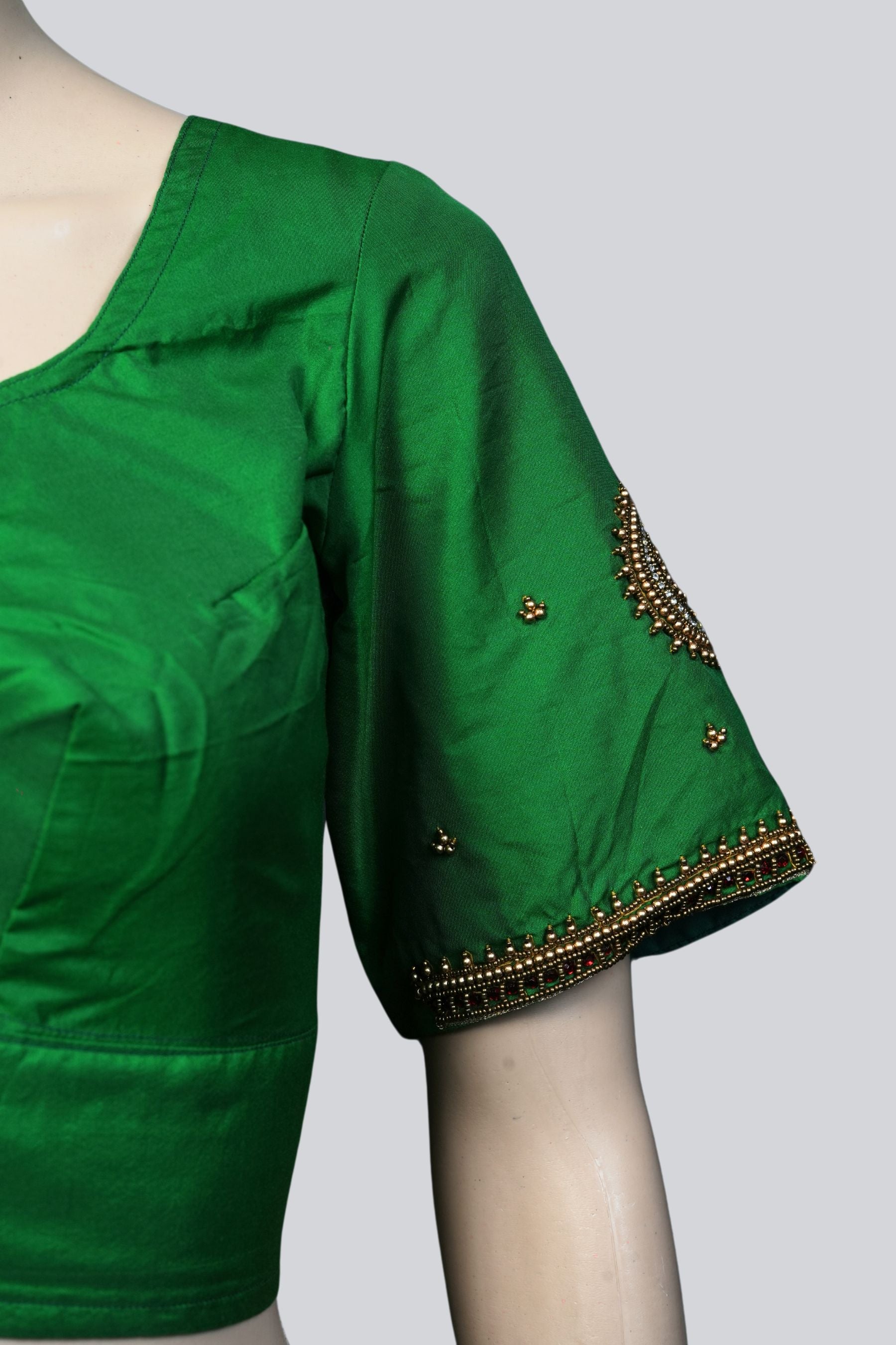 Indian Tradition Aari Work Bridal Blouse For Women Blouse JCS Fashions