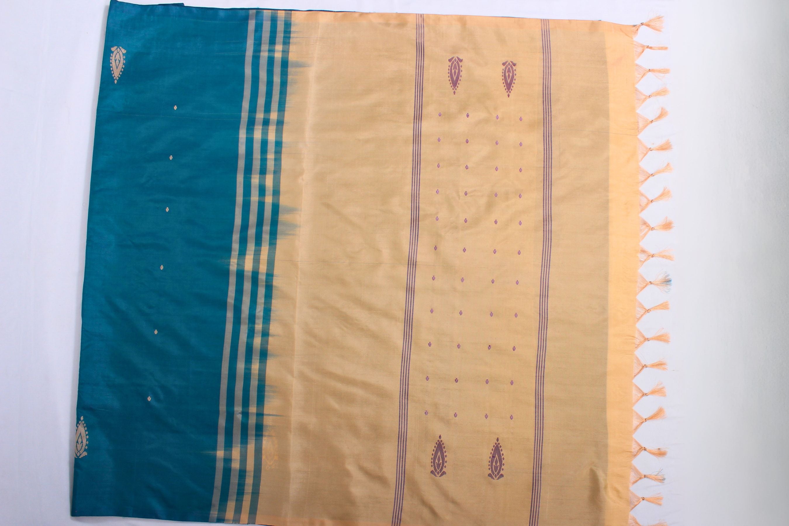 Eco-Friendly Artisanal Banana Pith Saree - Handcrafted Elegance Saree JCS Fashions