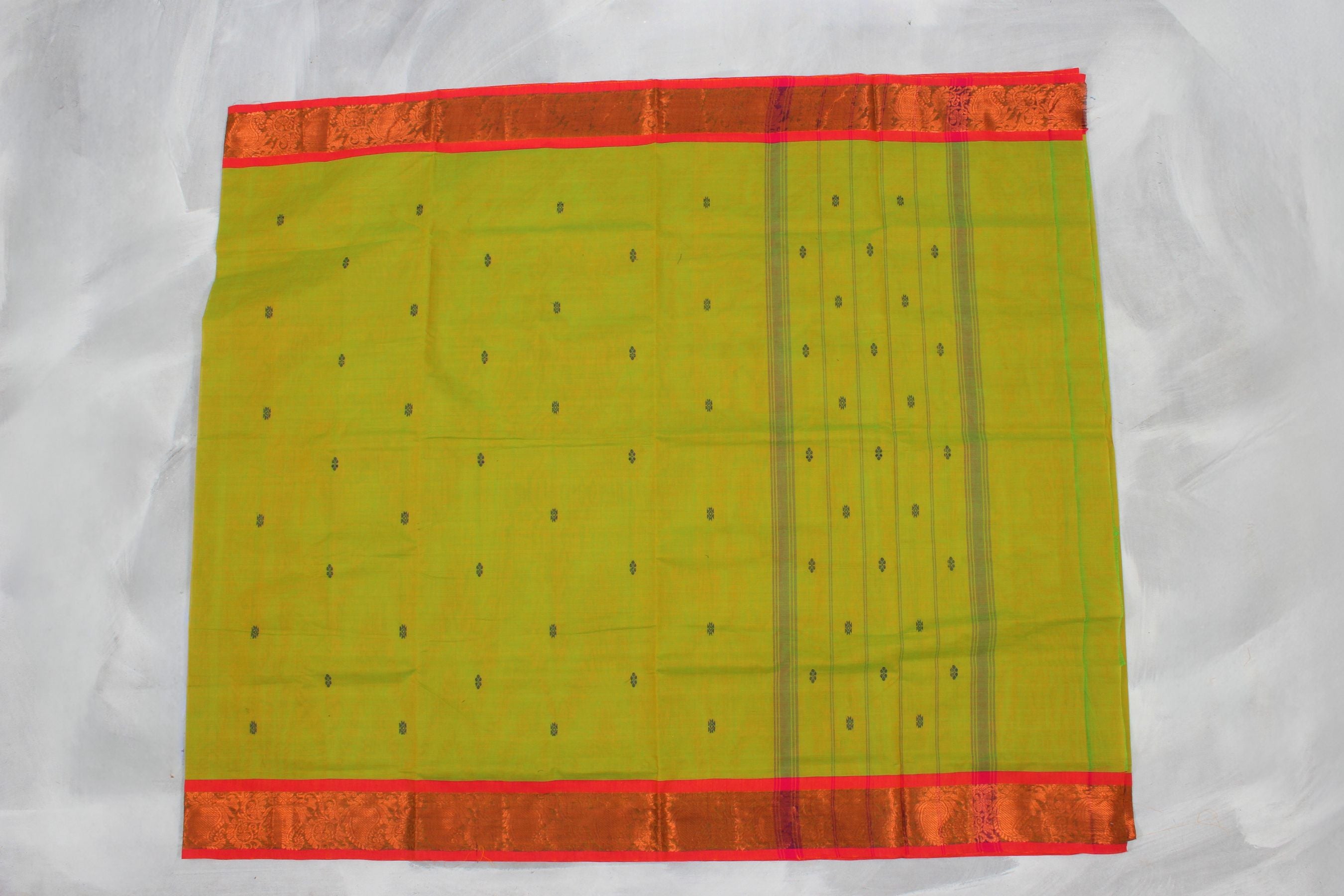 Vibrant Cotton Sarees with Line Pallu - Embrace Ethnic Elegance &Comfort