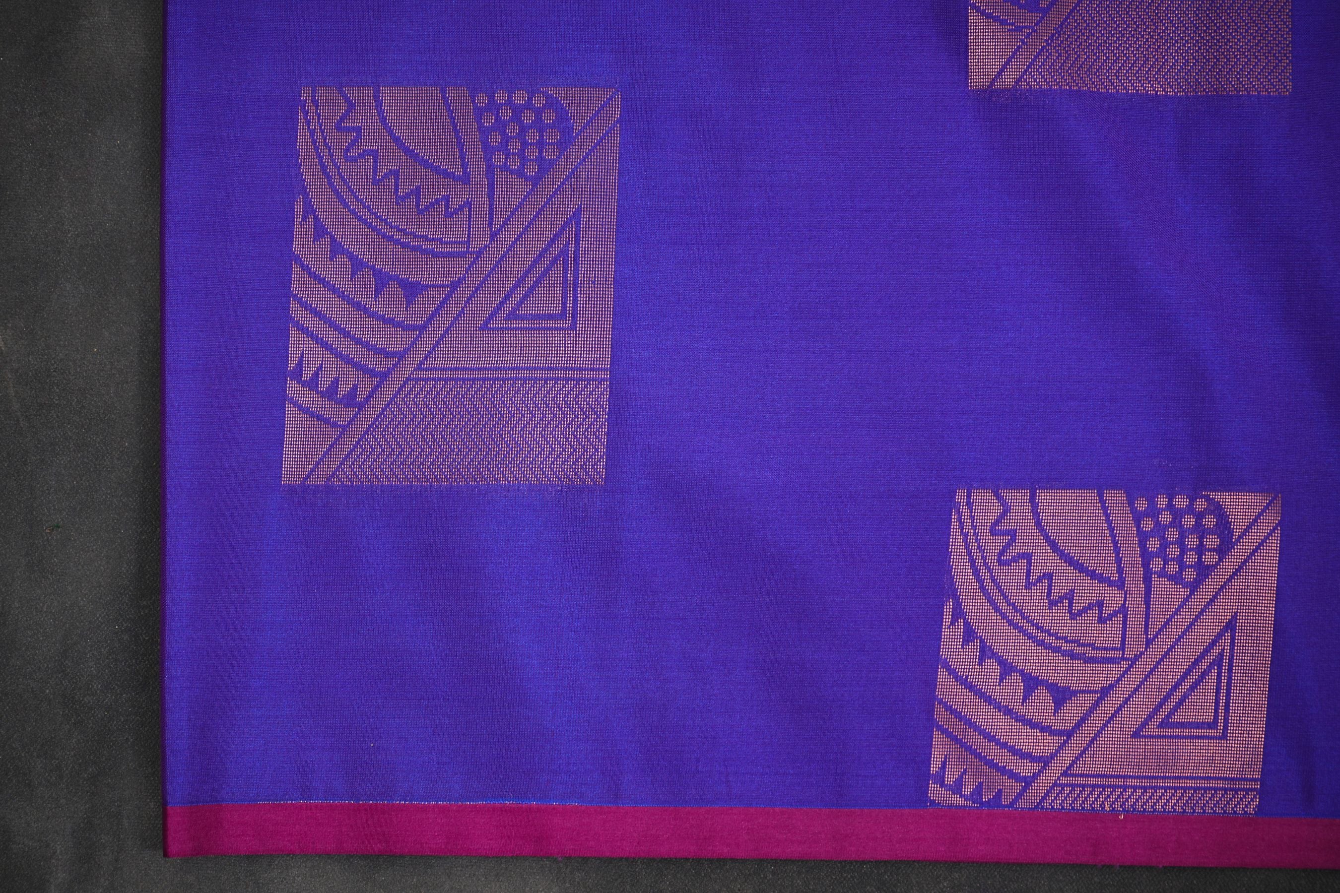 Premium Borderless Kanchipuram Blended Silk Saree - Timeless Elegance Saree JCS Fashions