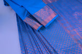 Exquisite Kanchipuram Pure Silk Saree with Golden Zari Weaving