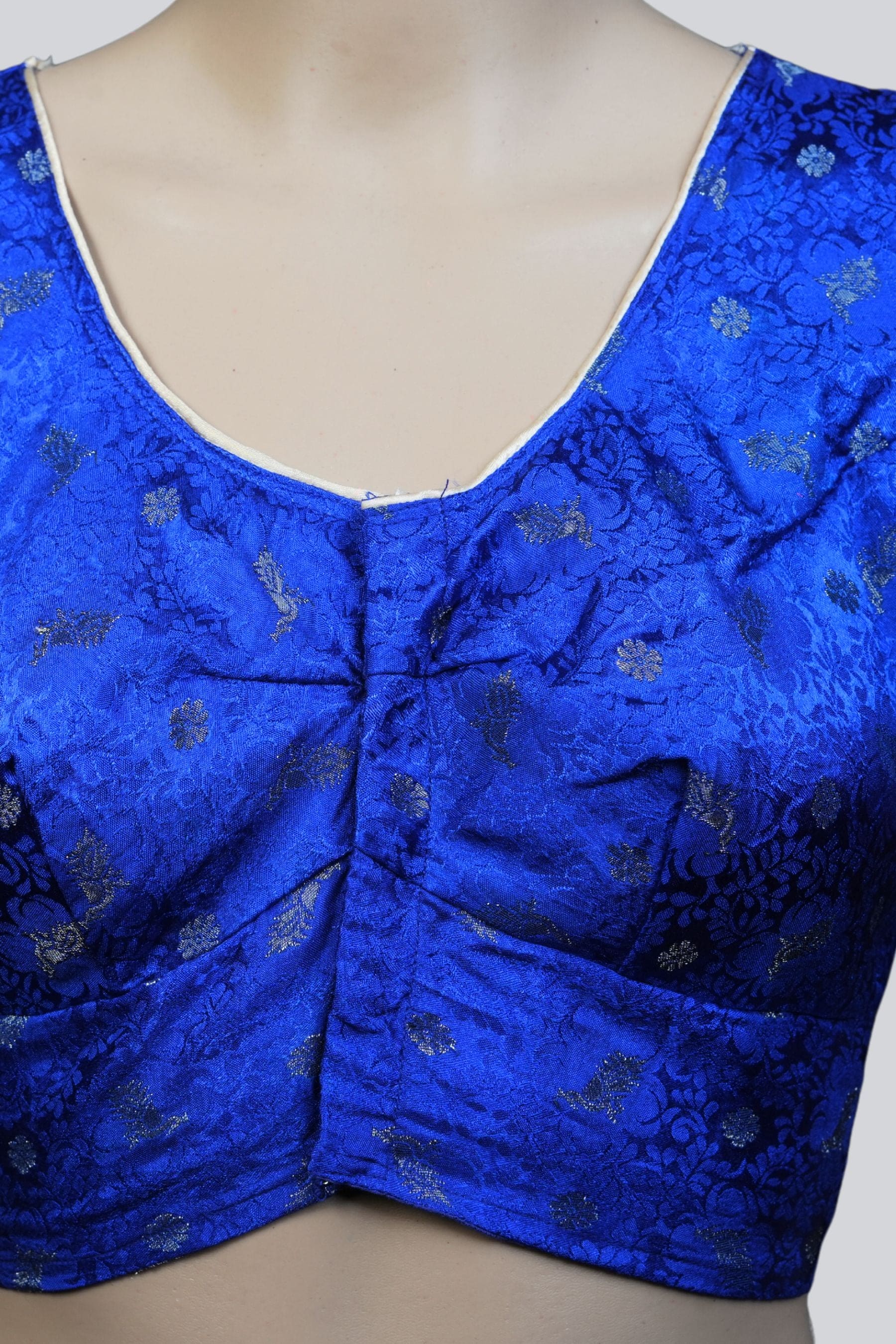 Brocade Blouse with Enchanting Peacock Motifs – JCSFashions Elegance