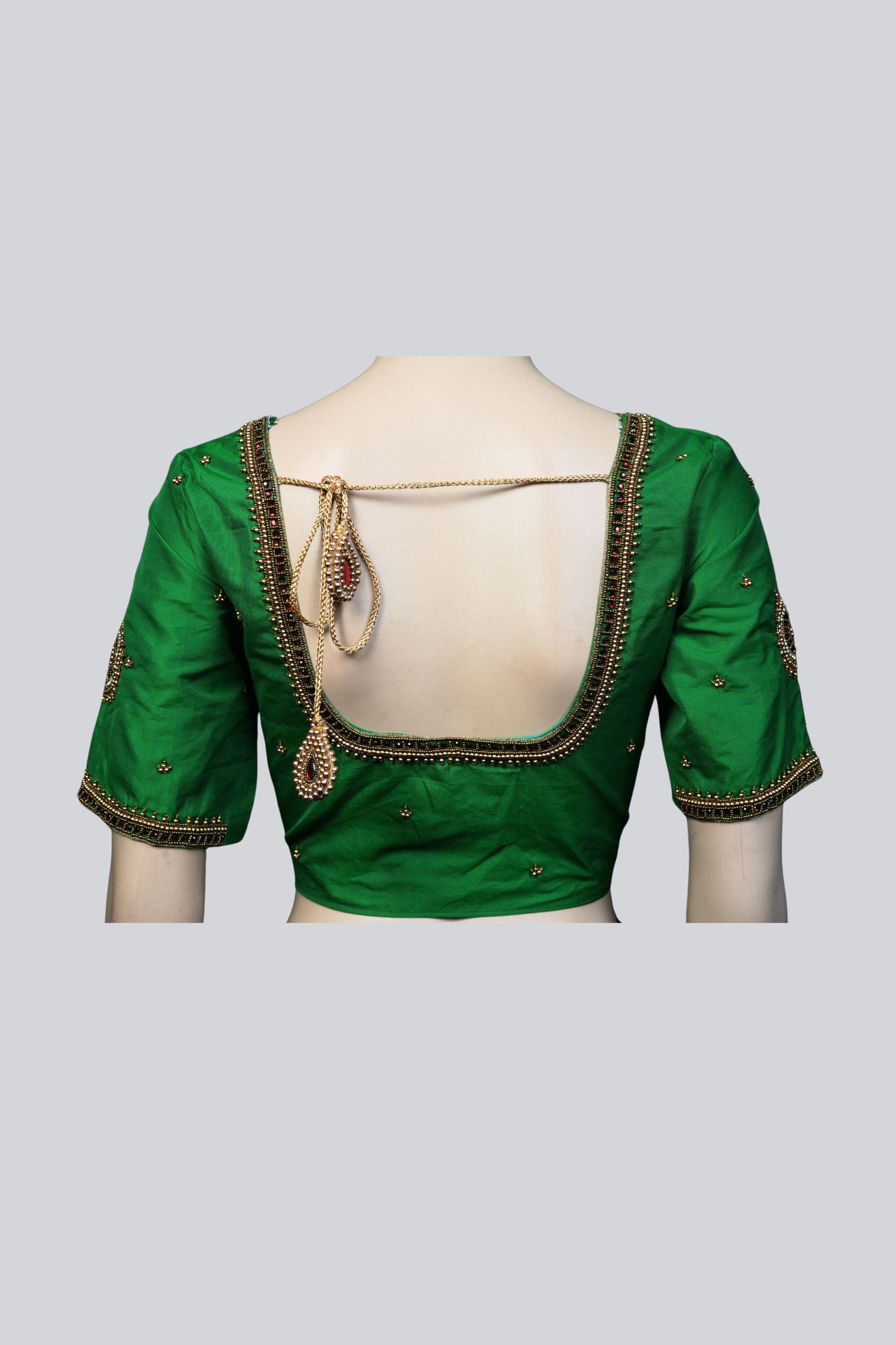 Indian Tradition Aari Work Bridal Blouse For Women Blouse JCS Fashions