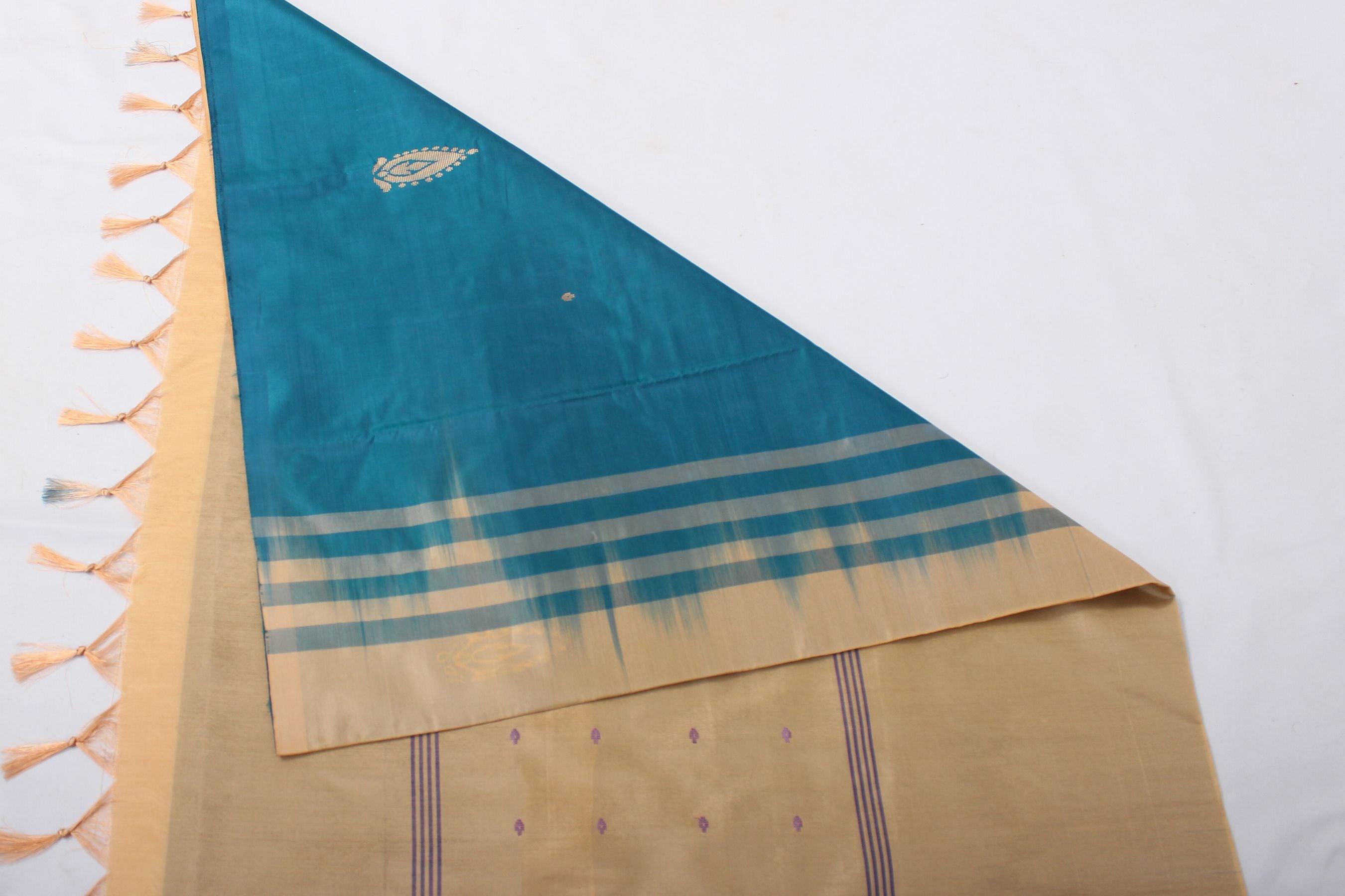 Eco-Friendly Artisanal Banana Pith Saree - Handcrafted Elegance Saree JCS Fashions