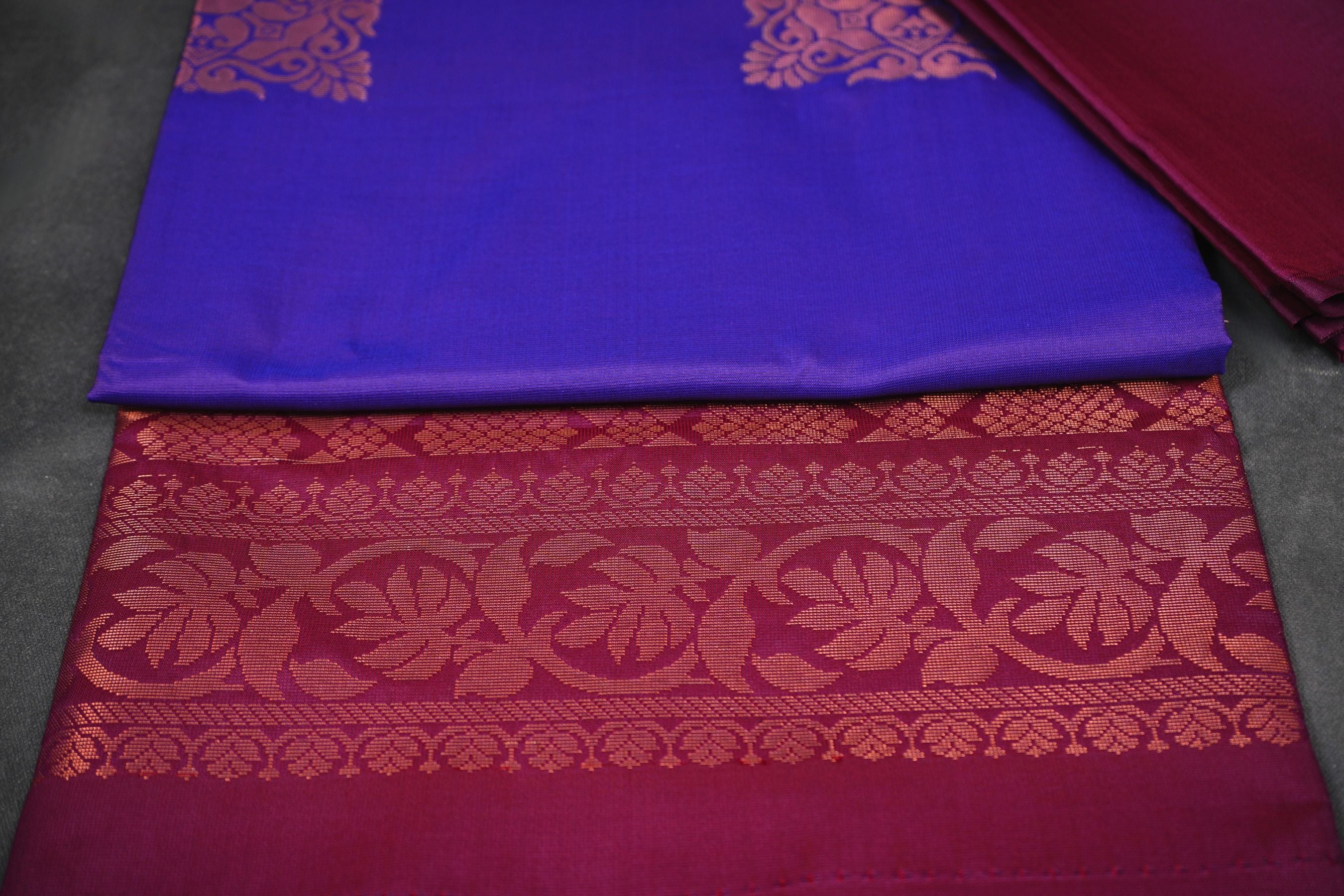 Kanchipuram Blended Silk Saree - Borderless & Vibrant for Special Events Saree JCS Fashions