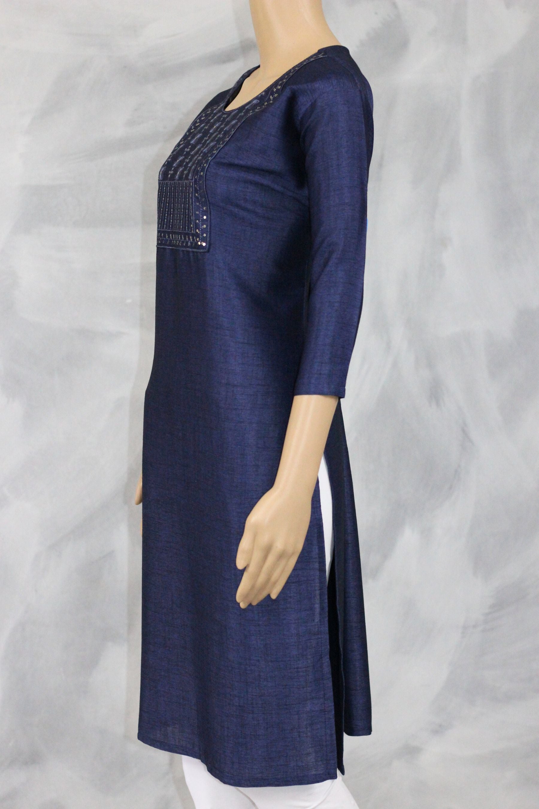 Ultra-Chic Cotton Kurti with Elegant Embroidery by JCSFashions KURTI JCS Fashions