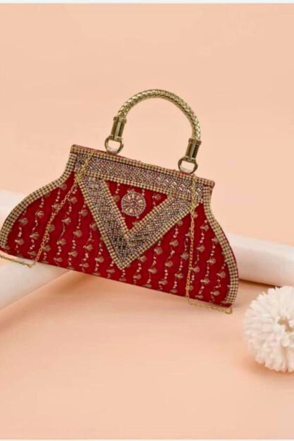 Chic Embellished Modern Women's Clutch - JCS Fashions All-Season Accessory