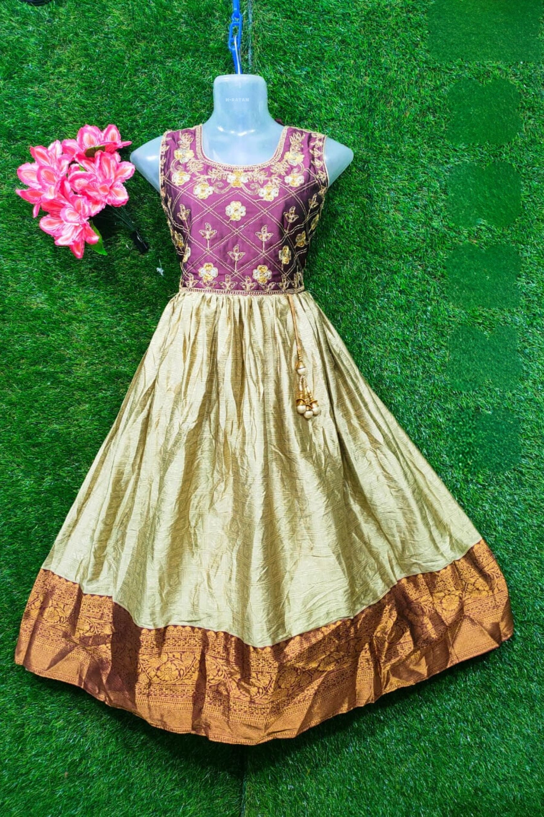 Silk Cotton Frock - Elegance Redefined at JCSFashions GIRLS JCS Fashions