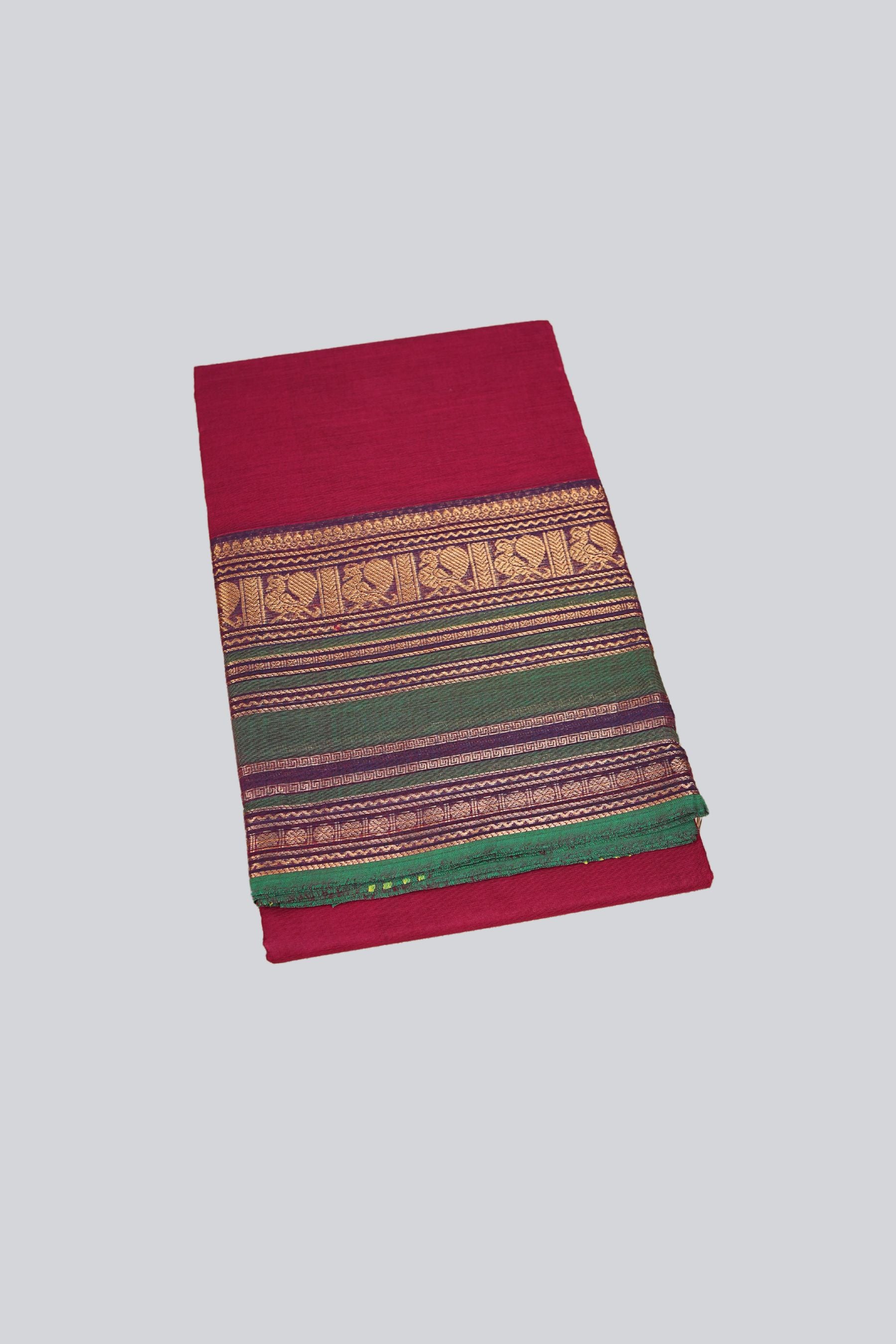 Elegant Chettinad Cotton Saree - Premium Quality and Exquisite Design