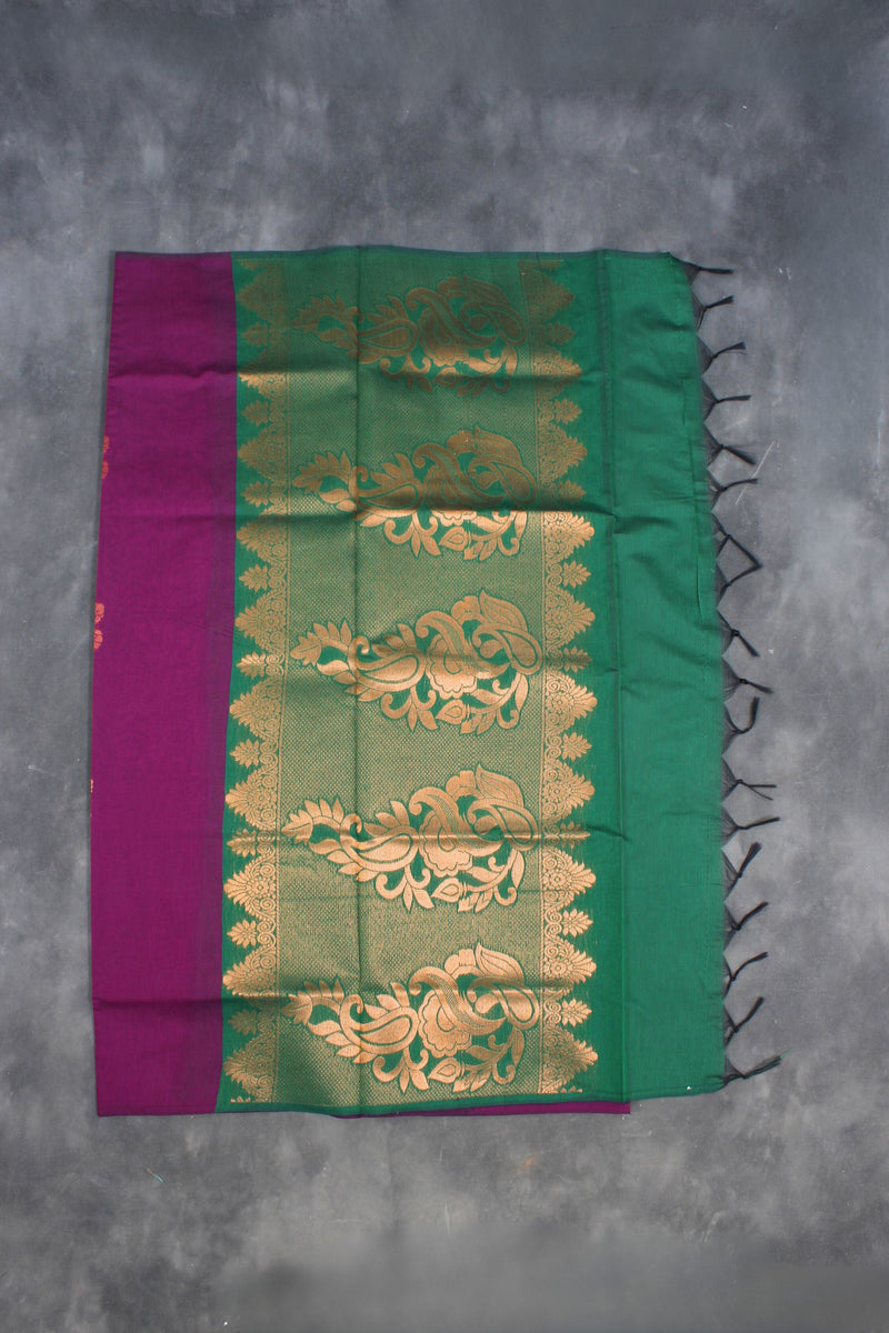 Classic Fusion Pure Silk Cotton Saree with Ethnic Elegance Redefined