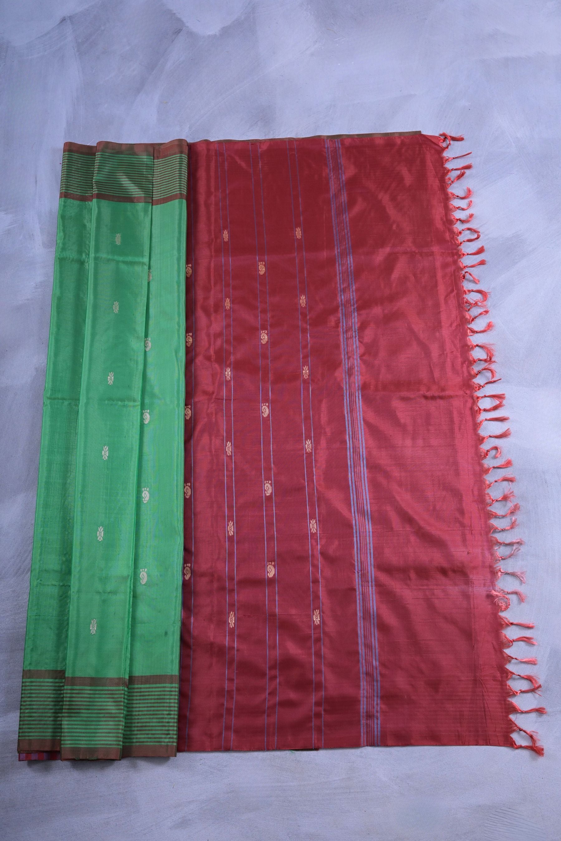 Eco-Chic Handcrafted Banana Pith Saree – Breathable & Sustainable Saree JCS Fashions