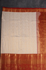 Elegant Kanchipuram Silk Saree - Traditional Design with Vibrant Color