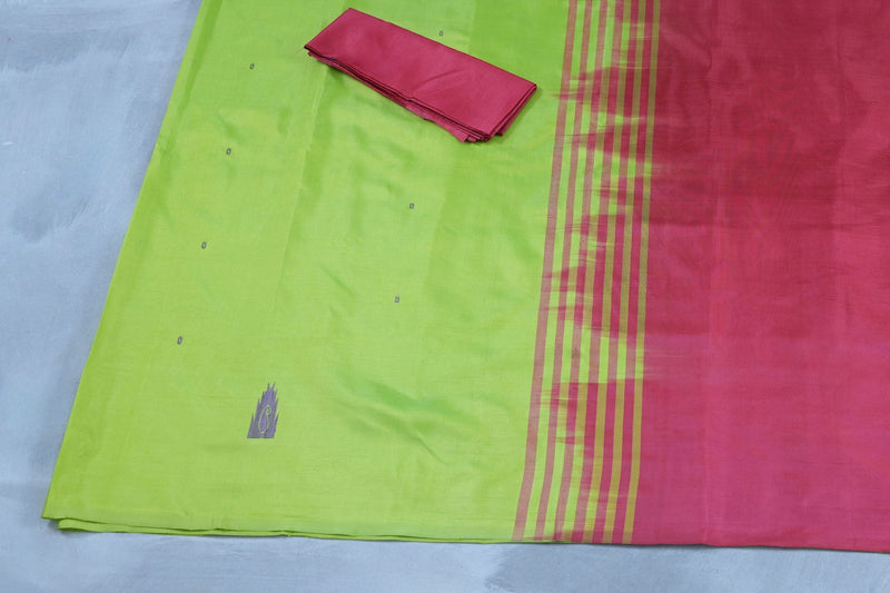 Eco-Luxury Banana Pith Saree: Sustainable Handloom Craftsmanship