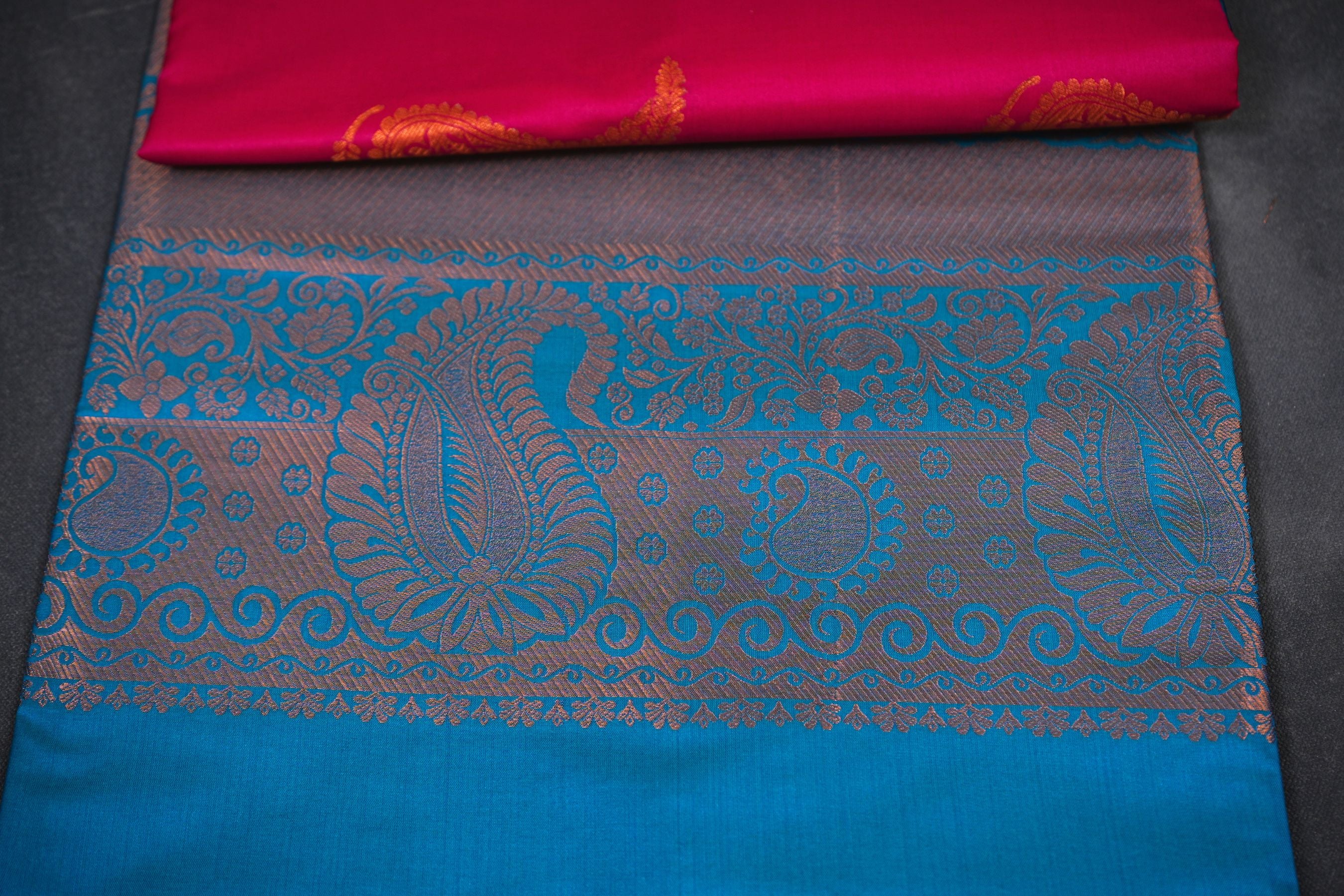 Traditional Elegance: Kanchipuram Blended Silk Saree with Rich Pallu Saree JCS Fashions