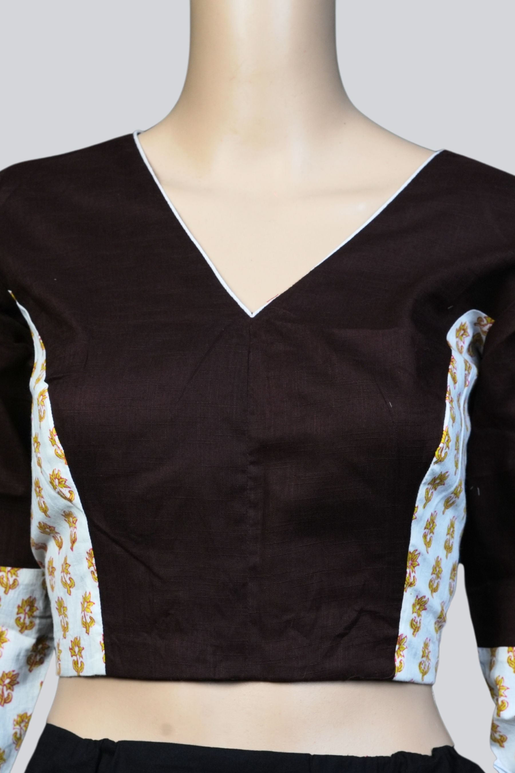 Chic Cotton Bliss: JCSFashions Exclusive Designer Blouse - High-Quality Blouse JCS Fashions