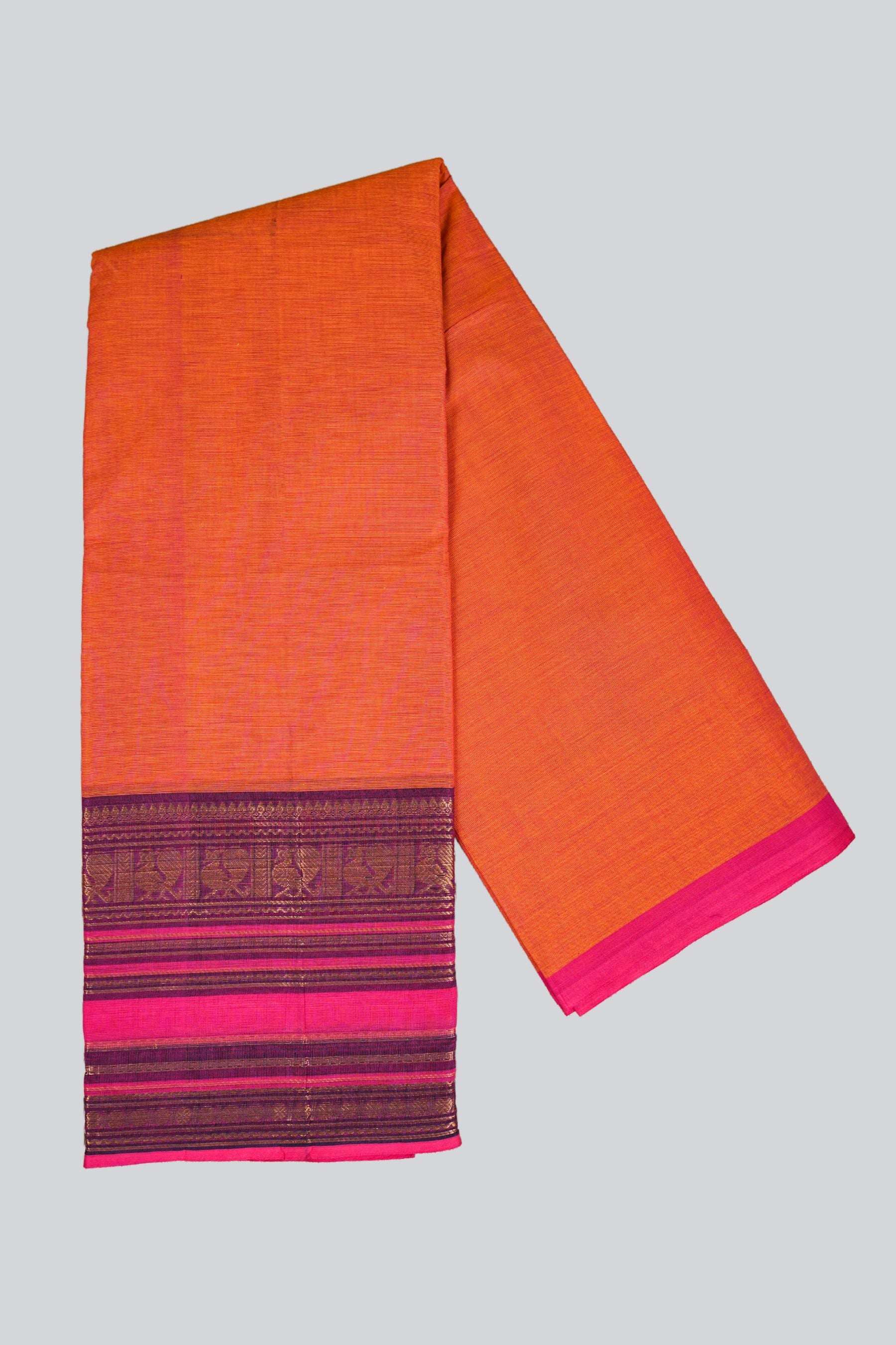 Chettinad 80-Count Cotton Saree: Elegant Ethnic Charm by JCS Fashions Saree JCS Fashions