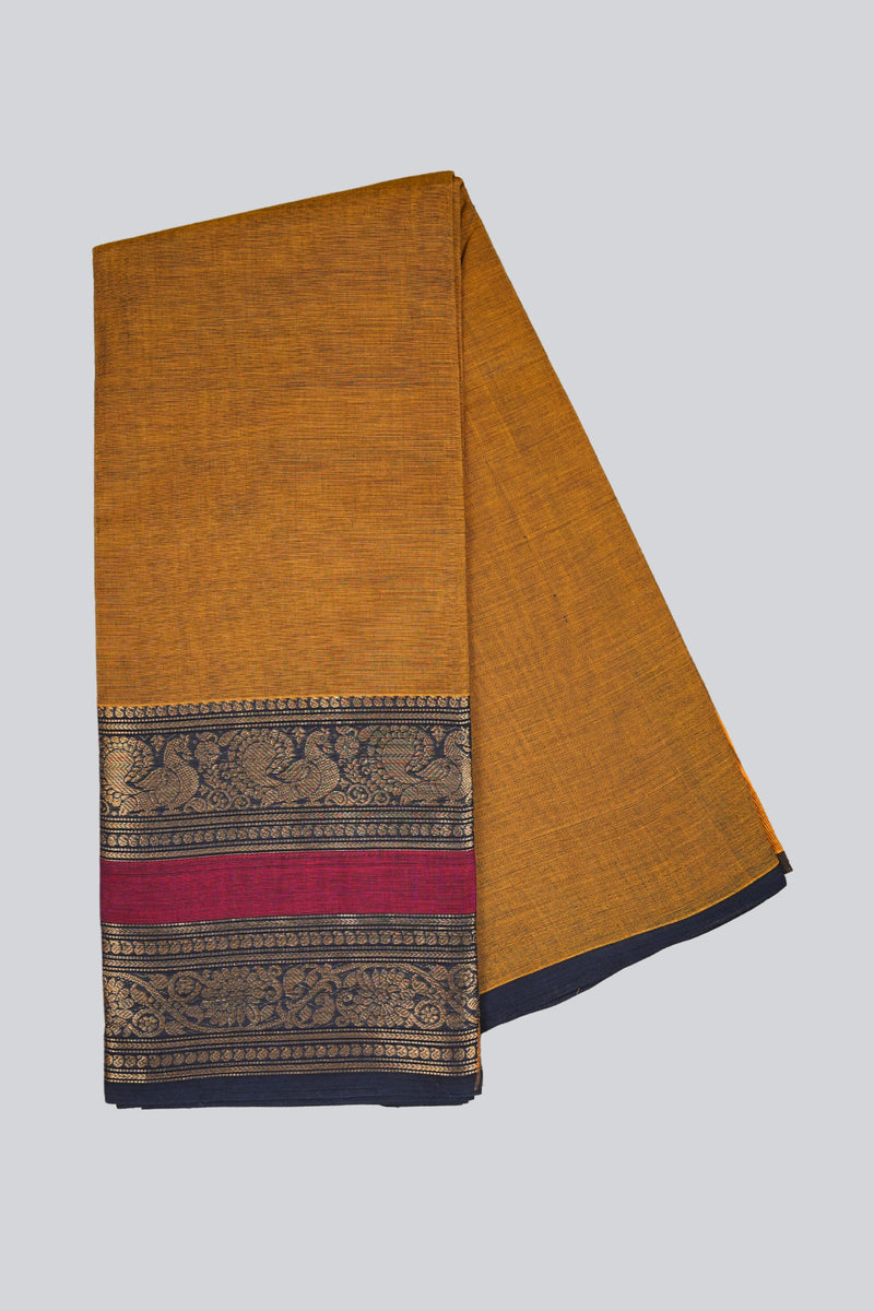 Elegant Chettinad Cotton Saree - Traditional Style & High-Comfort Design