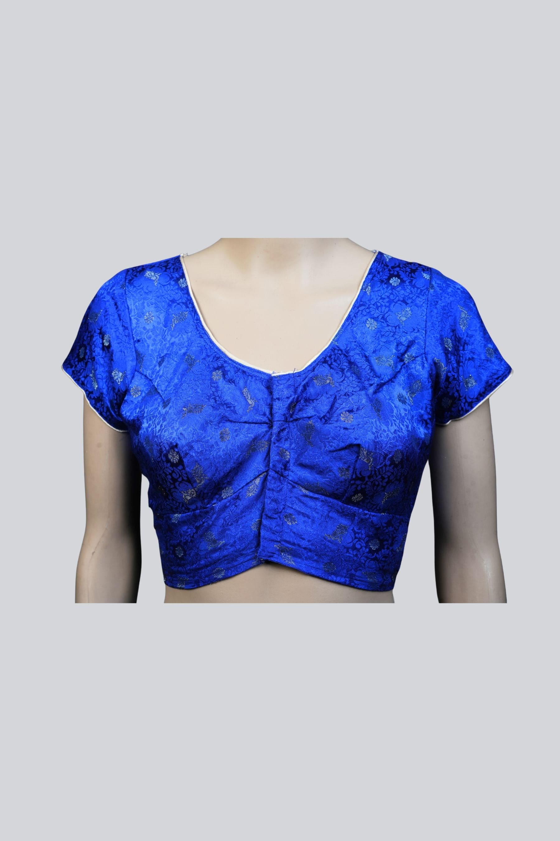 Brocade Blouse with Enchanting Peacock Motifs – JCSFashions Elegance