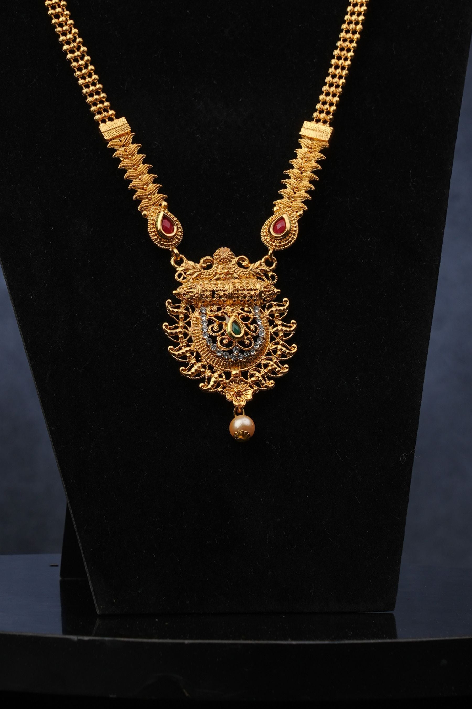 Radiant Elegance: Micro Gold Neck Set with Stunning Earrings - JCSFashions Jewelry JCS Fashions