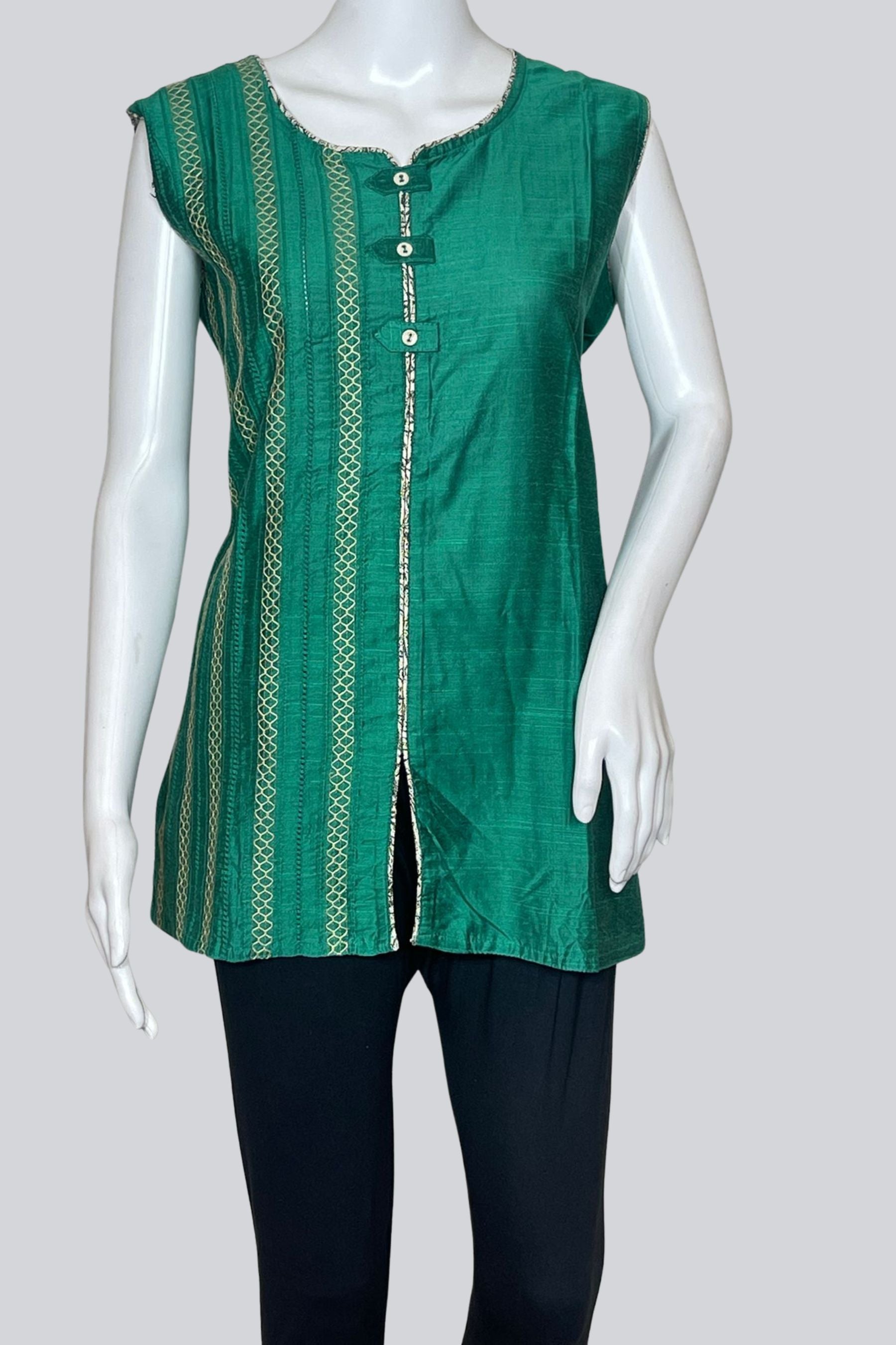 Chic 28" Silk Cotton Kurti: Effortless Style from JCS Fashions KURTI JCS Fashions