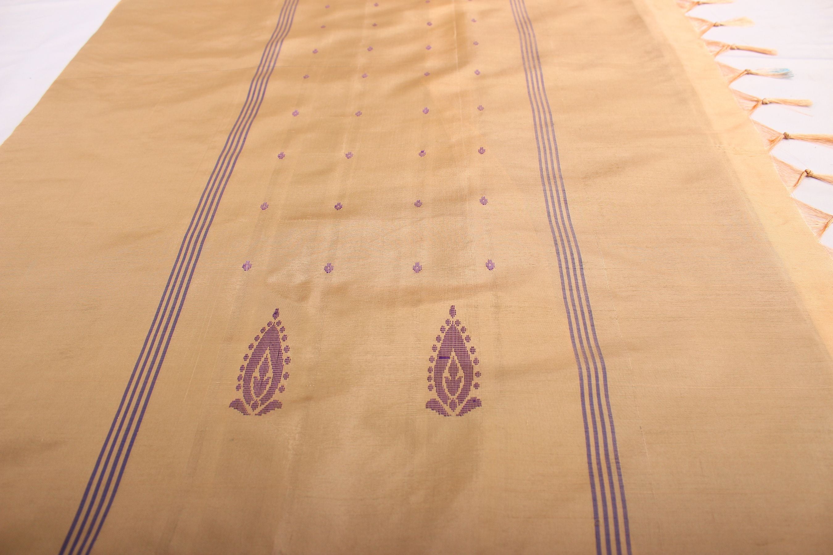 Eco-Friendly Artisanal Banana Pith Saree - Handcrafted Elegance Saree JCS Fashions