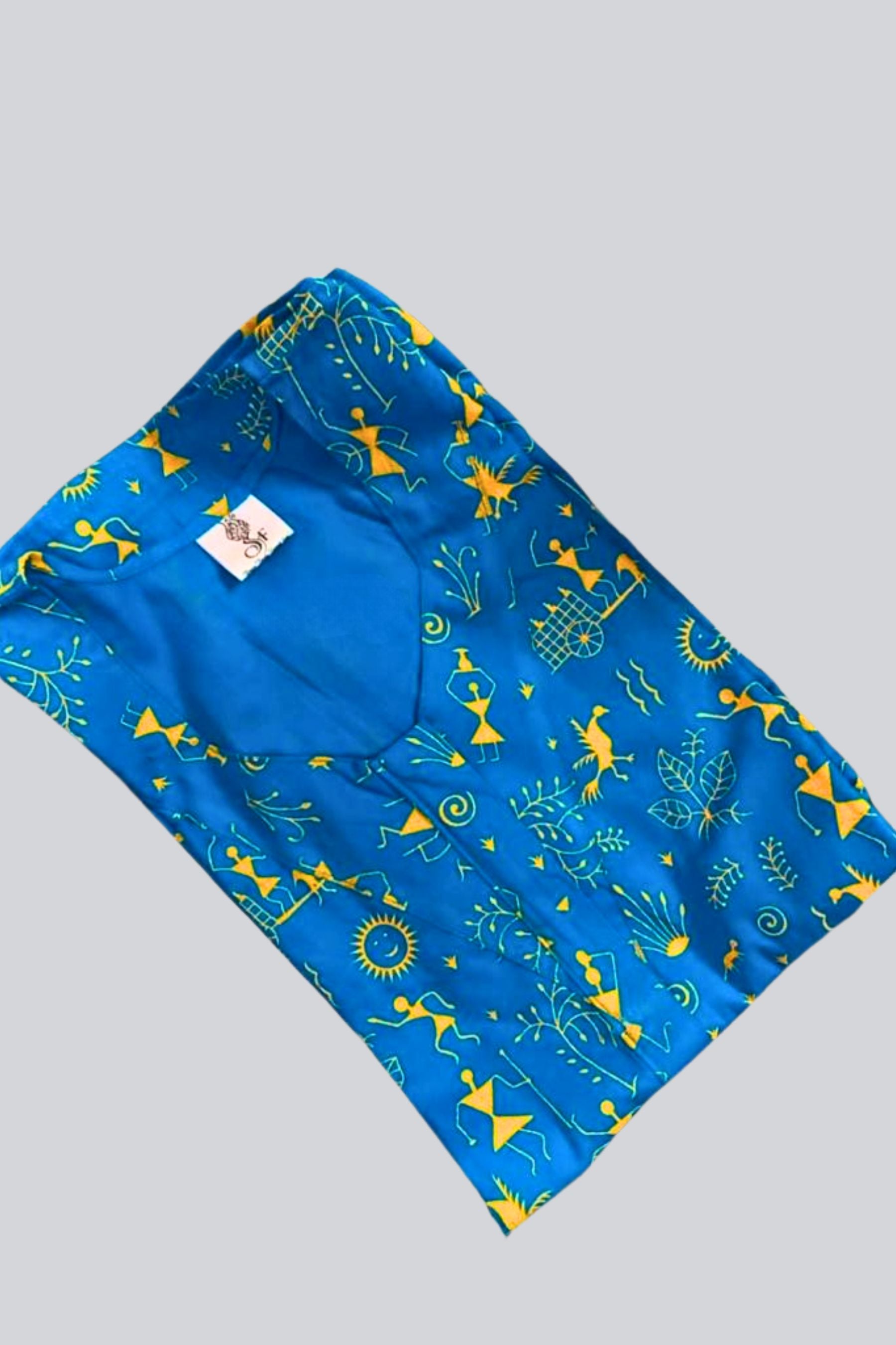 Pure Cotton Khadhi Nighty - Breathable and Comfortable Sleepwear Nighty JCS Fashions Blue XXL