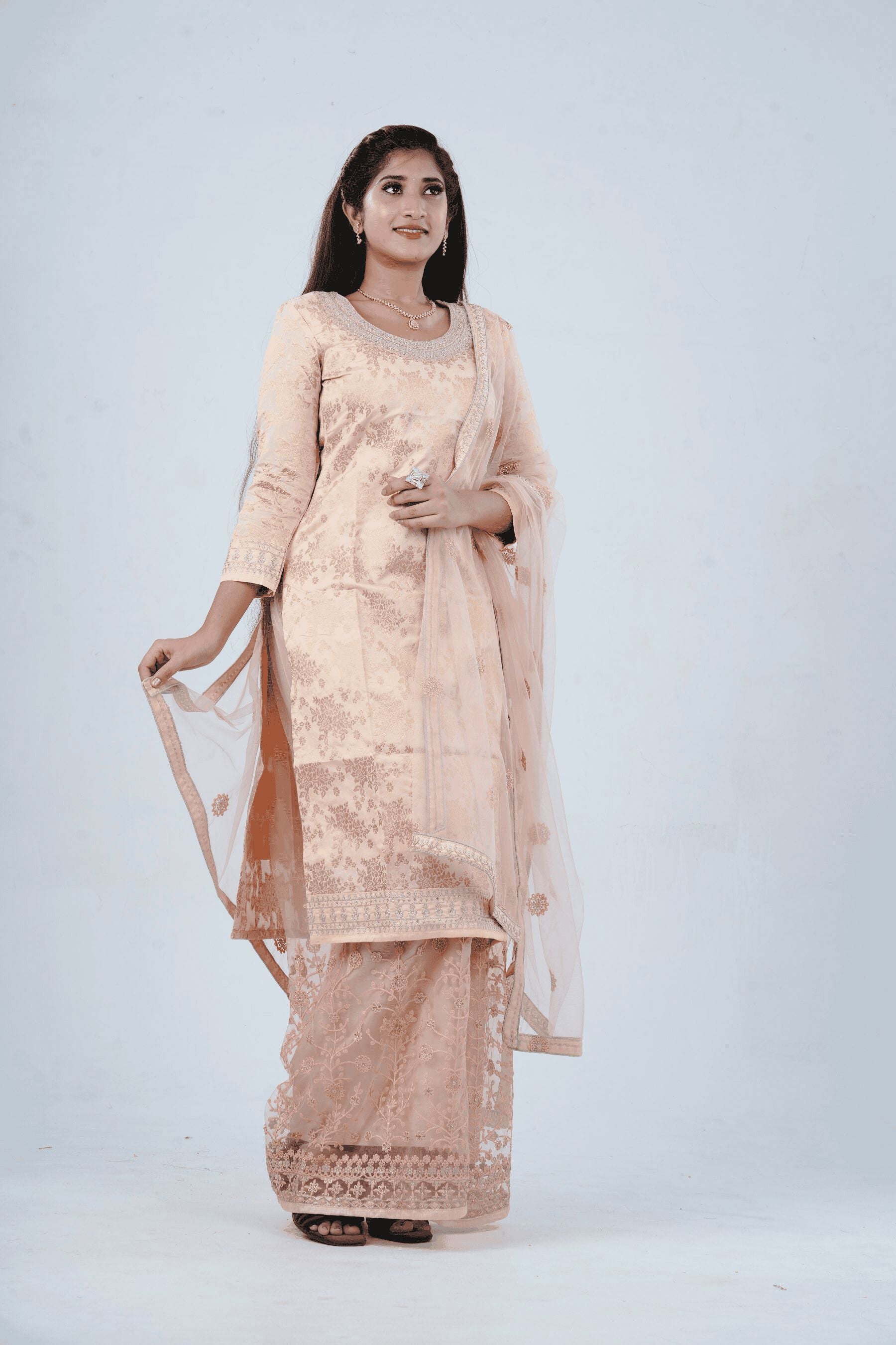 Regal Embroidered Salwar Kameez: Embrace Traditional Indian Elegance KURTI JCS Fashions