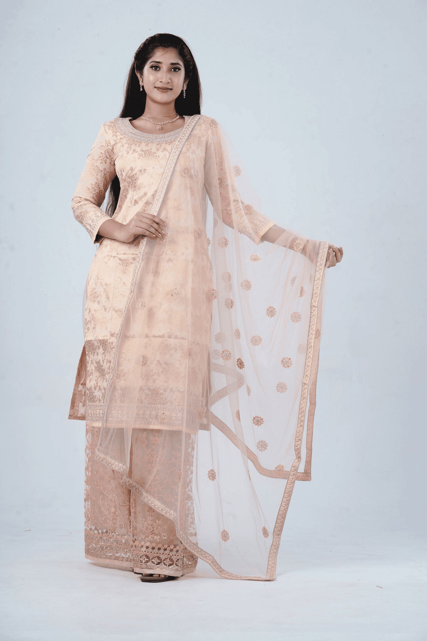 Regal Embroidered Salwar Kameez: Embrace Traditional Indian Elegance KURTI JCS Fashions