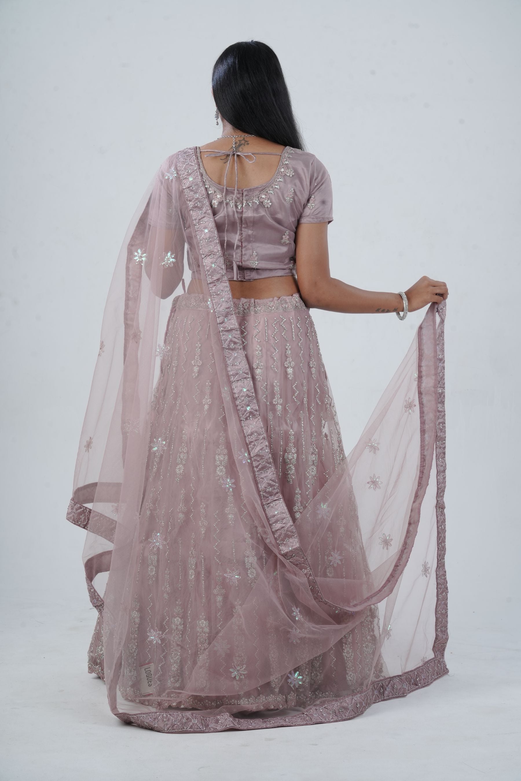 Enchanting Designer Bridal Lehenga with Exquisite Stone-Embellishments LEHENGA JCS Fashions