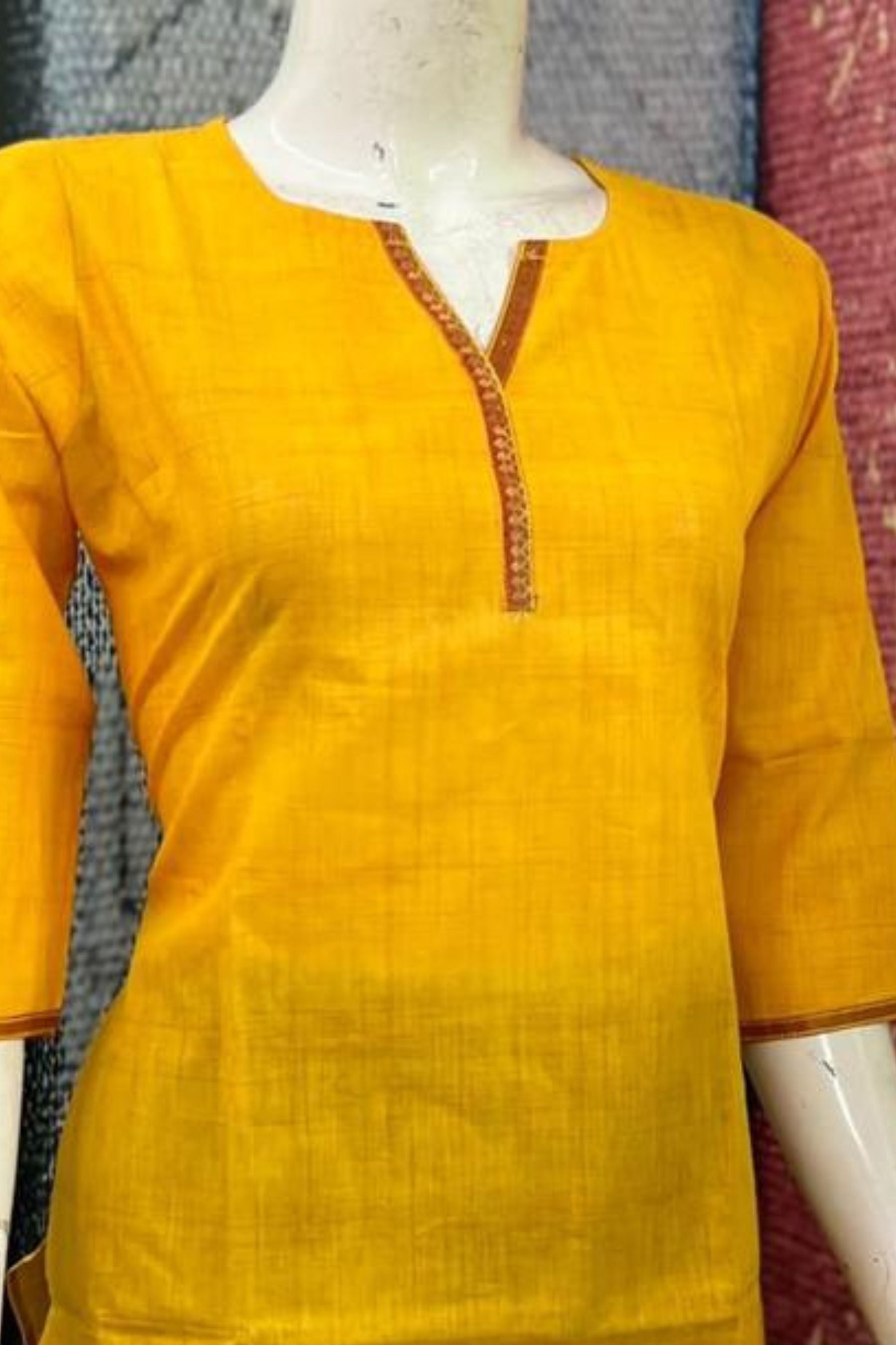 Elegant Handloom Semi-Cotton Embroidered Kurtis by JCSFashions Kurti JCS Fashions