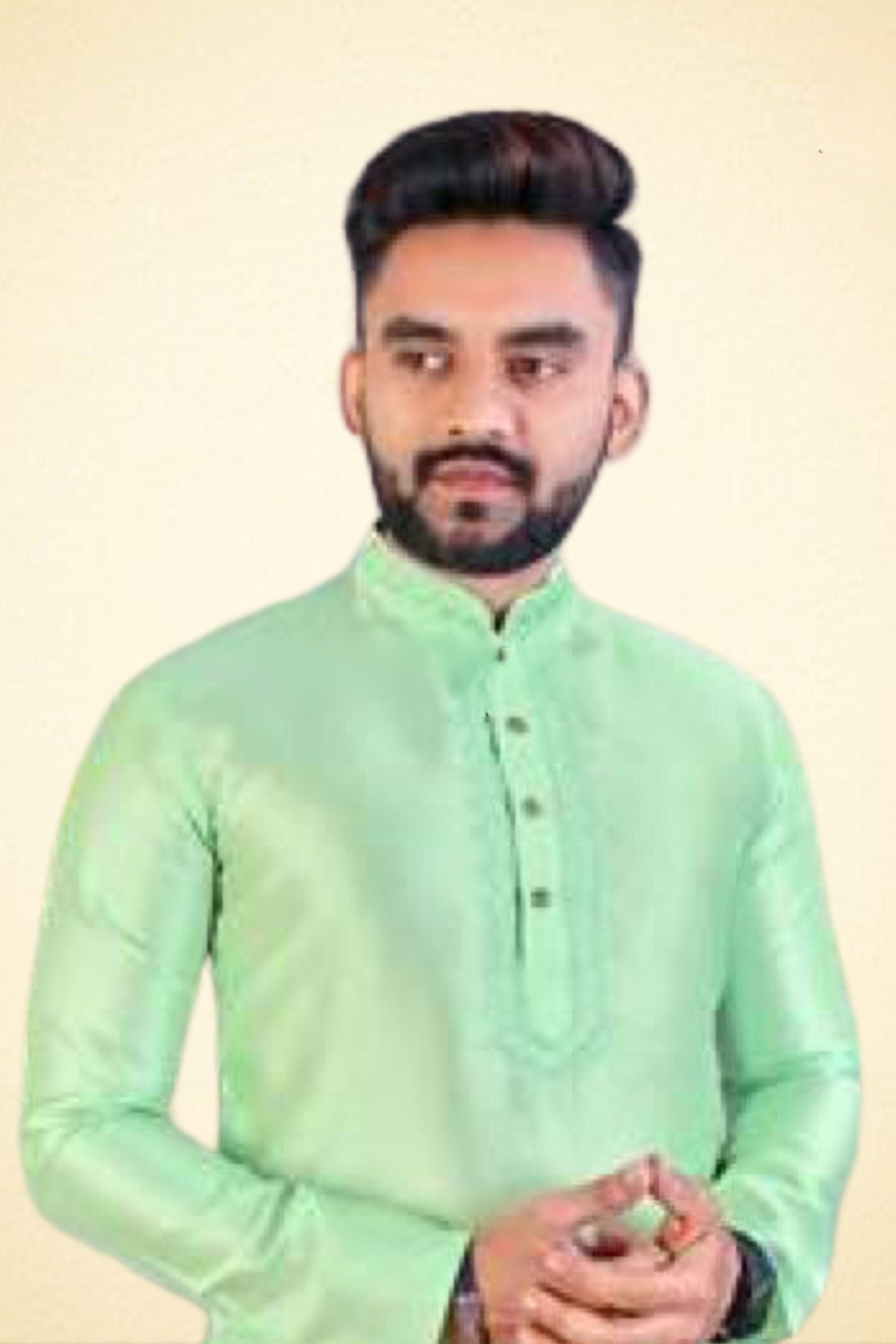 Men's Chanderi Silk Traditional Kurta Set MEN JCS Fashions