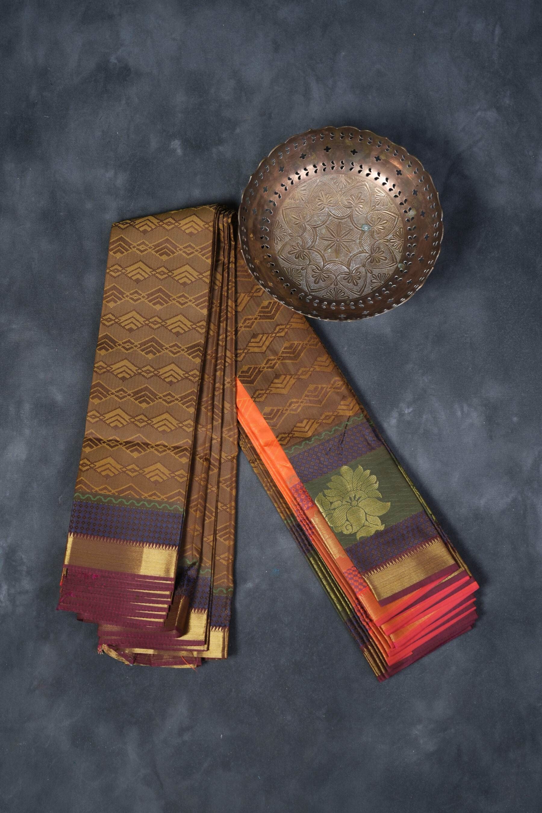 Luxurious Traditional Art Silk Saree with Matching Blouse by JCSFashion