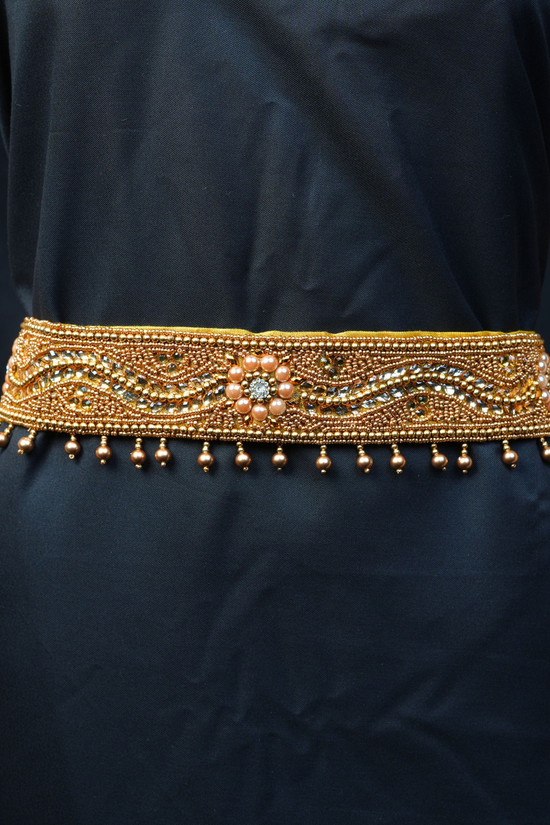 Timeless Glamour: Explore Maggam Work Hip Belts at JCSFashions