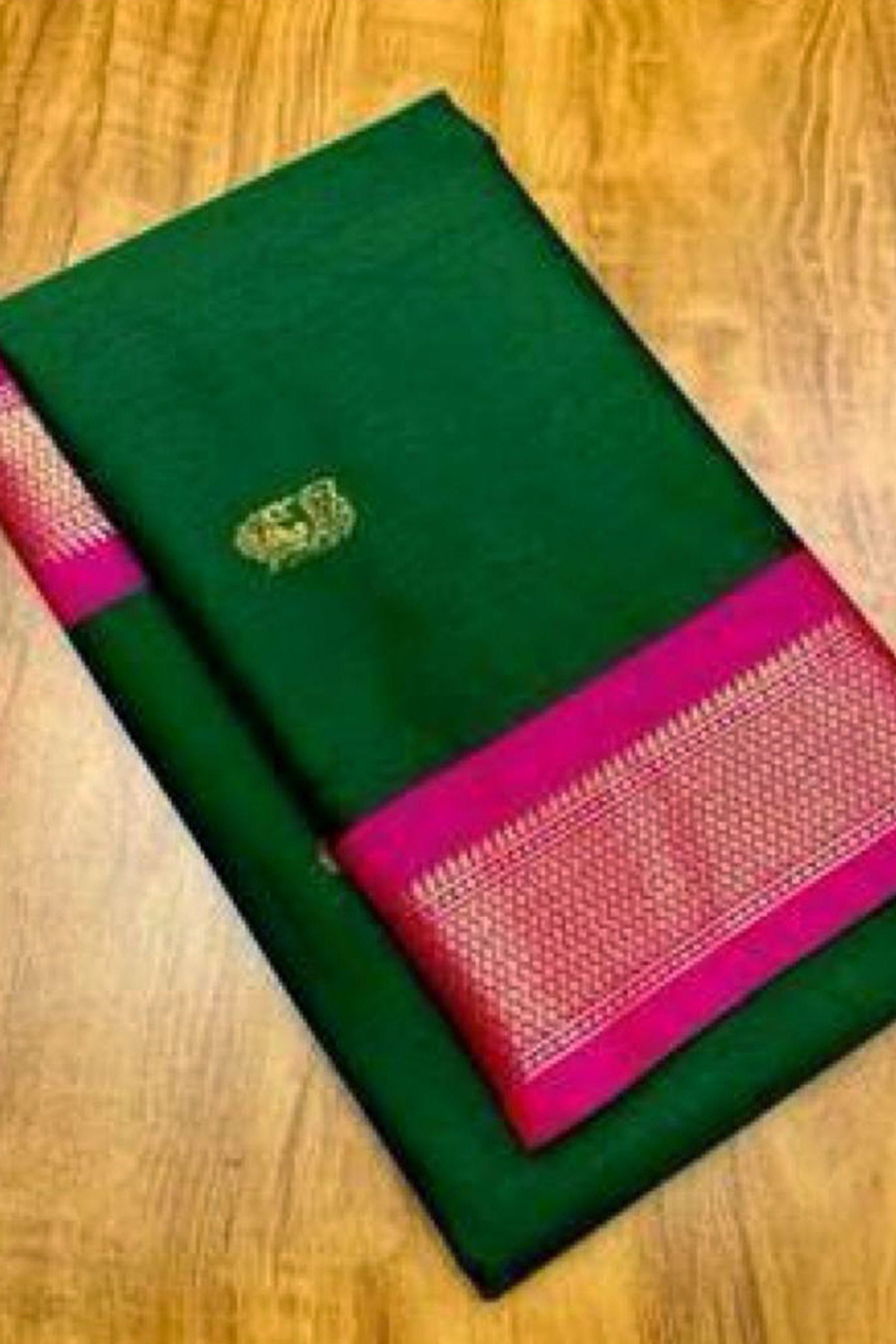 Traditional Paithani Cotton Silk Saree with Tassel and Latkan Details Saree JCS Fashions