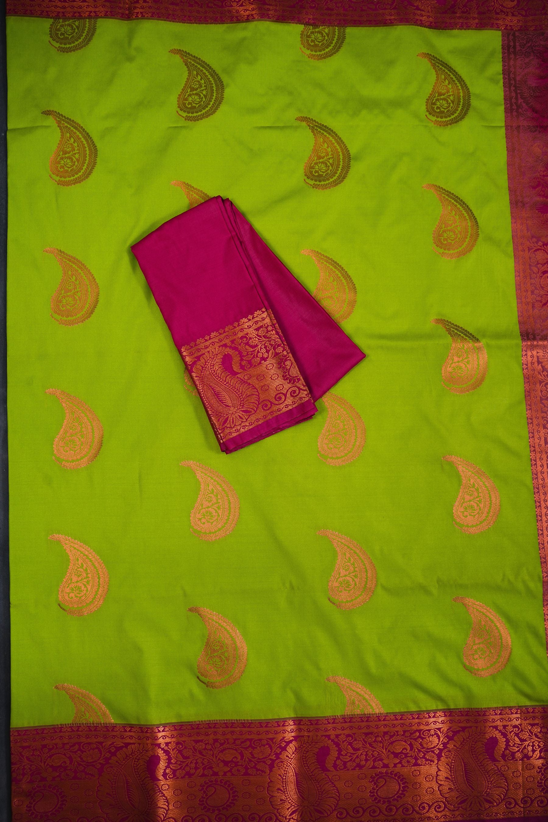 Luxurious Kanchipuram Blended Silk Saree - Radiate Grace & Elegance Saree JCS Fashions