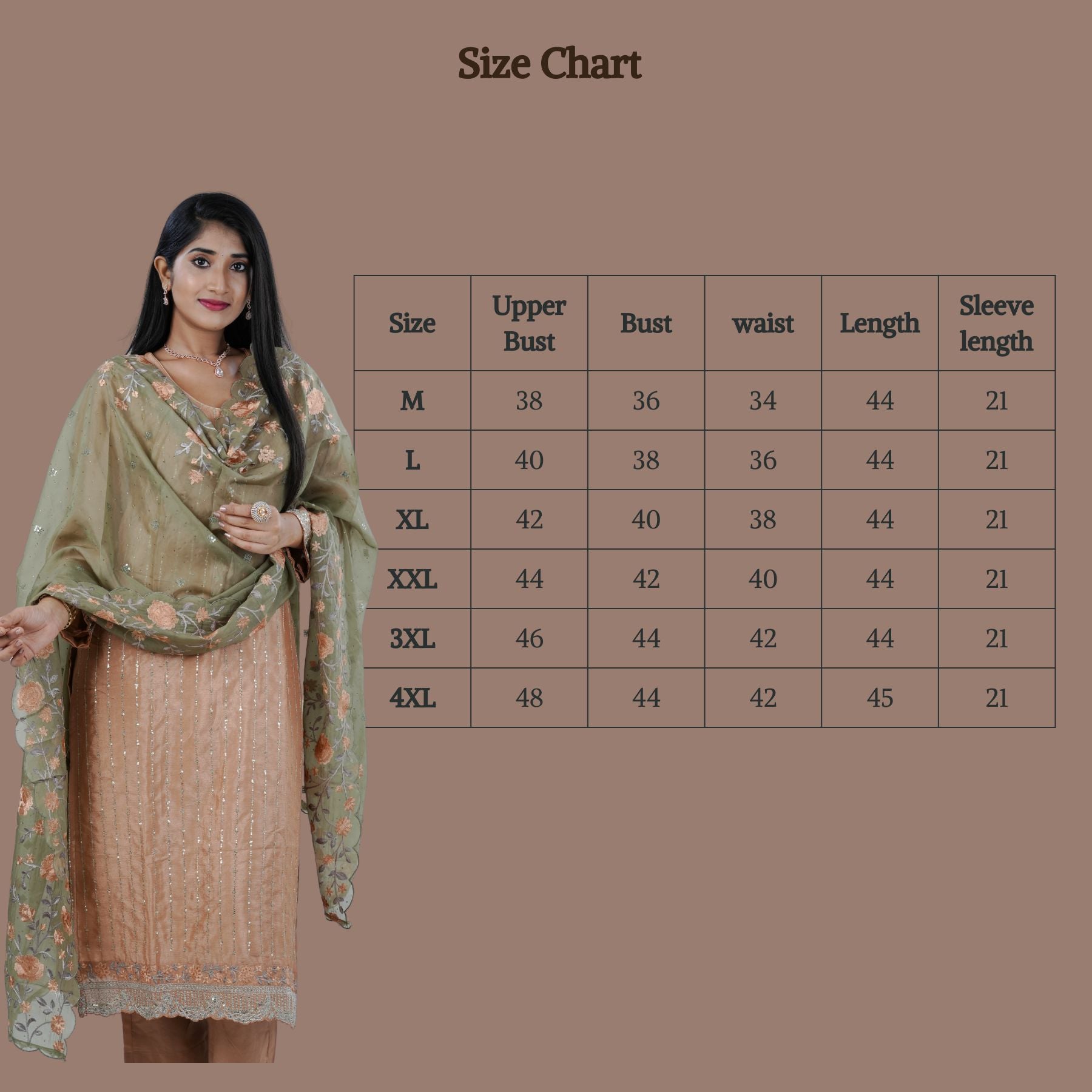 Embroidered Sequin Soft Chinnon Salwar Kamaz: Luxurious Kurti Set KURTI JCS Fashions