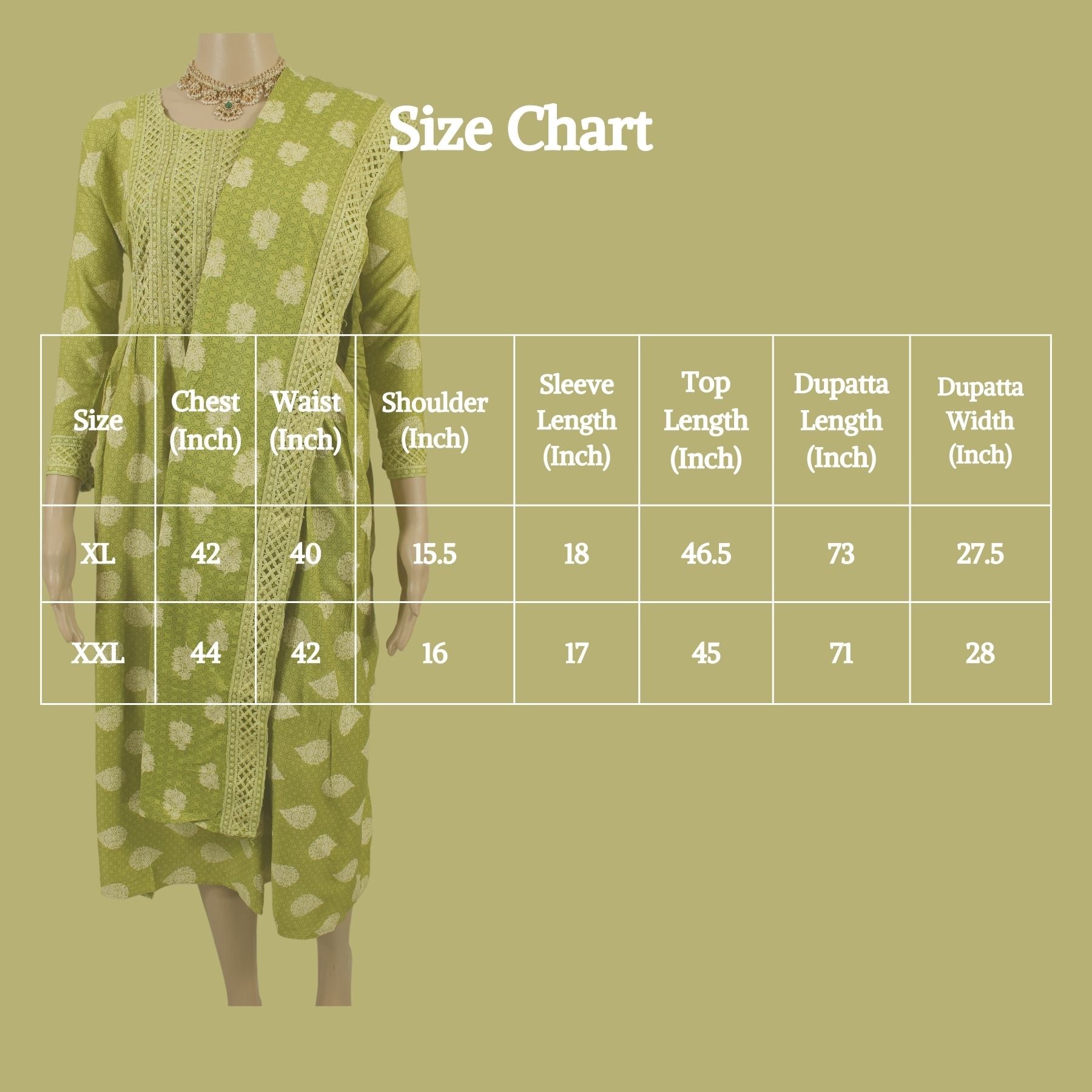 Elegant 2-Piece Cotton Anarkali Kurti With Embroidery - Alluring Ethnic KURTI JCS Fashions